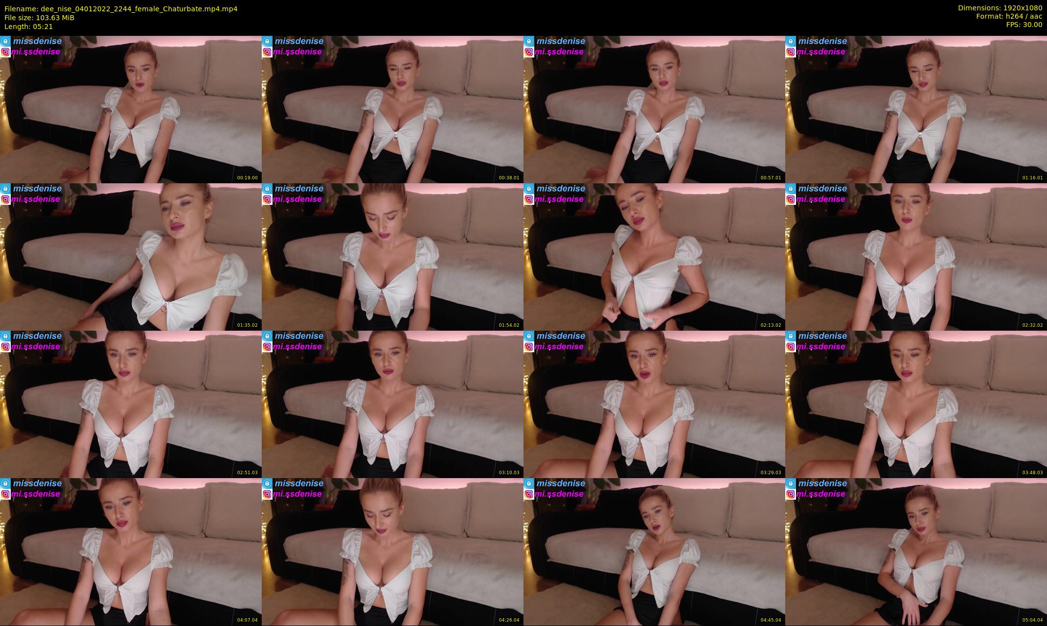 dee_nise — 6 minute Chaturbate female cam show recording, 1080p, Jan 4, 2022