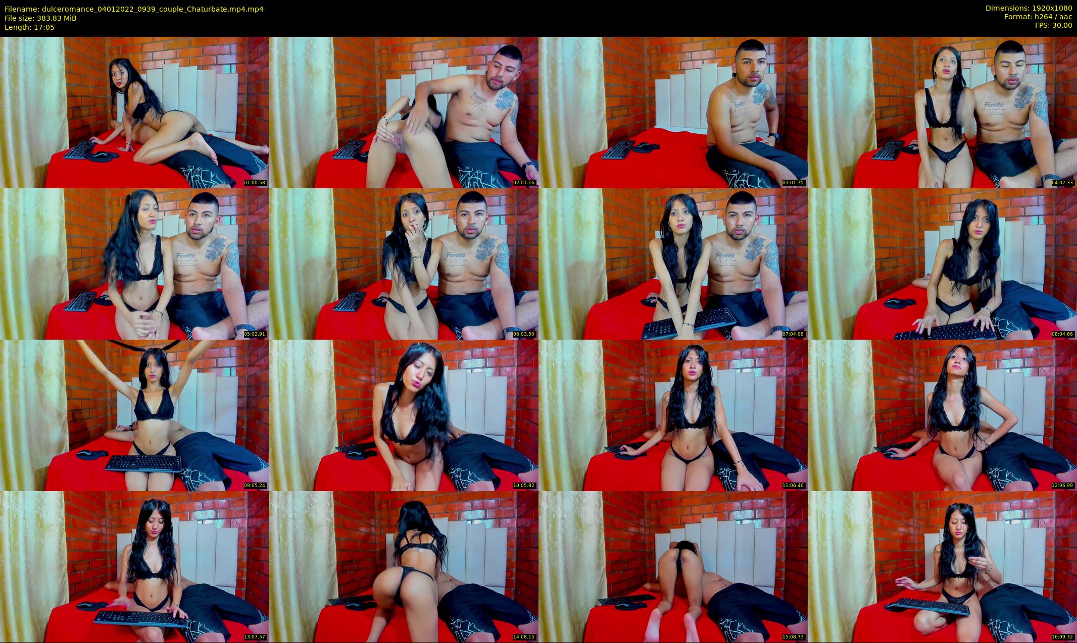 dulceromance — 18 minute Chaturbate couple cam show recording, 1080p, Jan 4, 2022