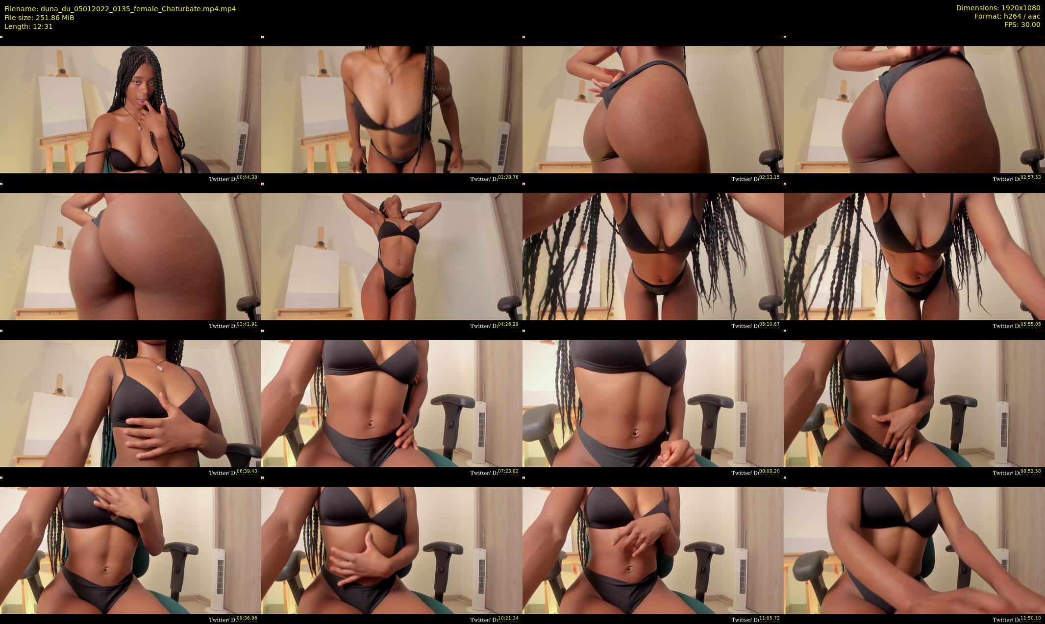 duna_du — 13 minute Chaturbate female cam show recording, 1080p, Jan 5, 2022