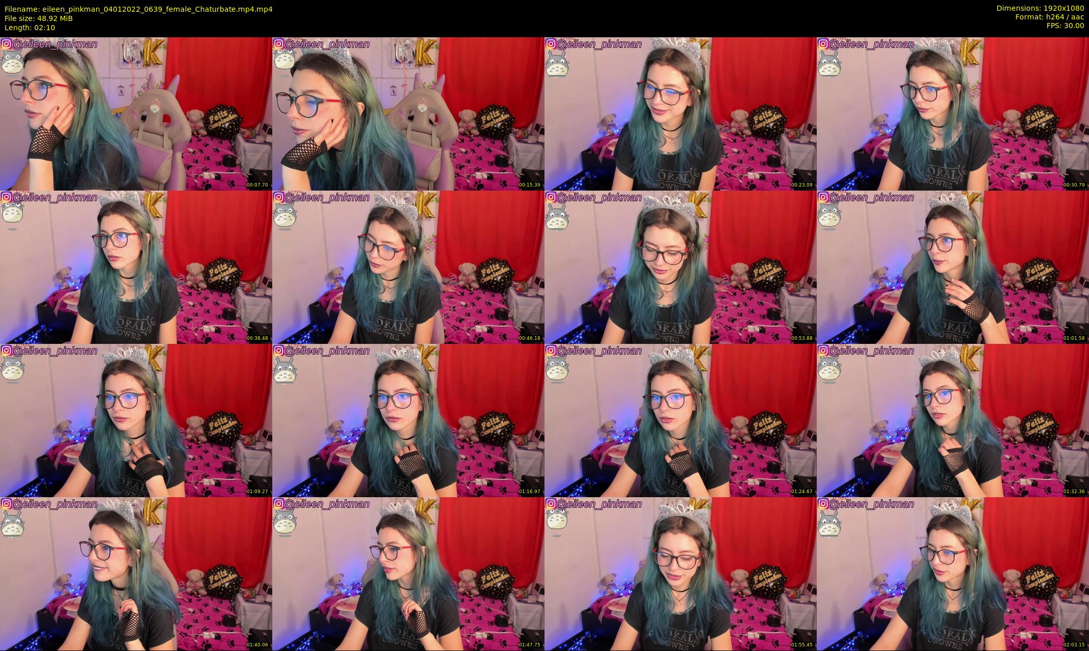 eileen_pinkman — 3 minute Chaturbate female cam show recording, 1080p, Jan 4, 2022