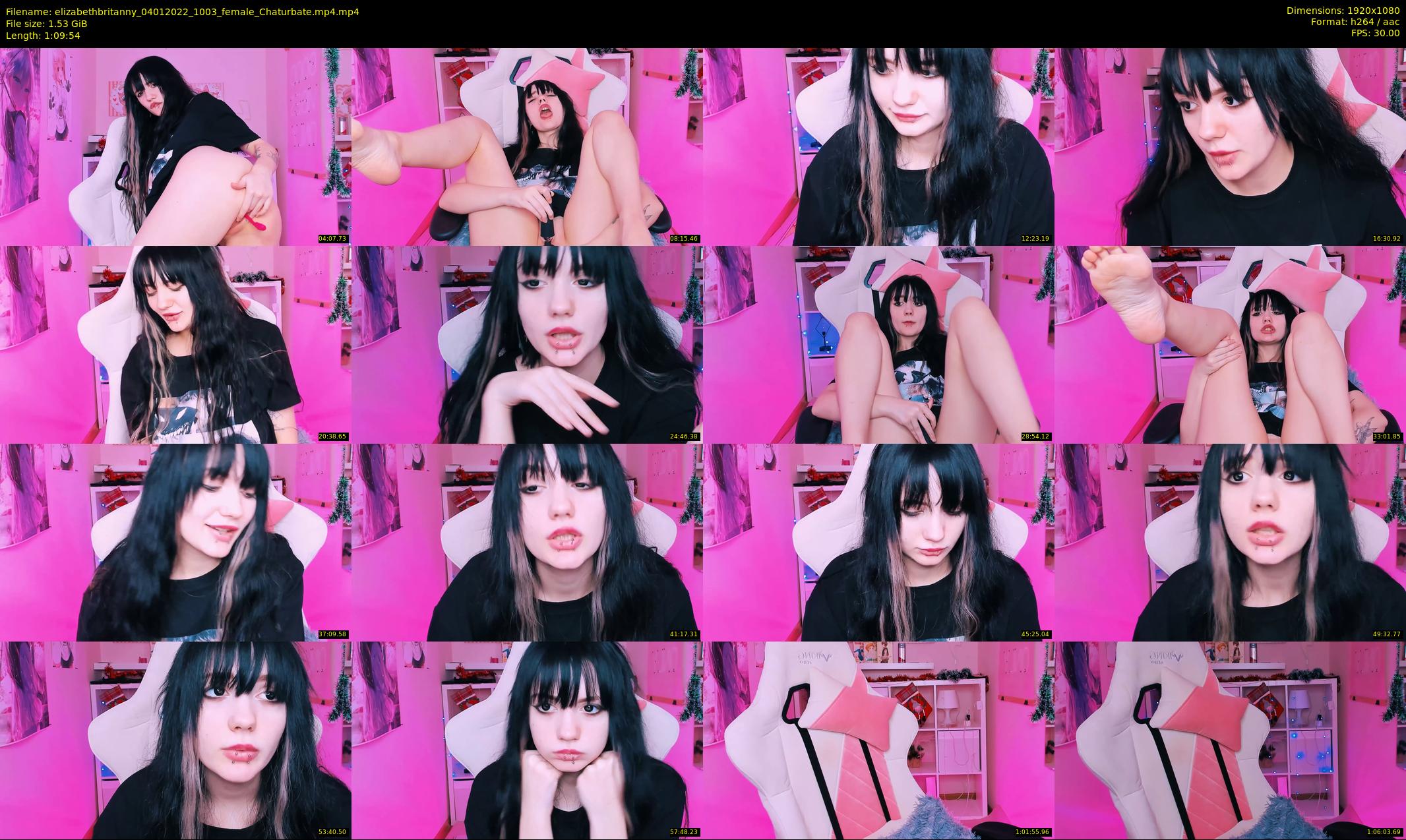 elizabethbritanny — 70 minute Chaturbate female cam show recording, 1080p, Jan 4, 2022