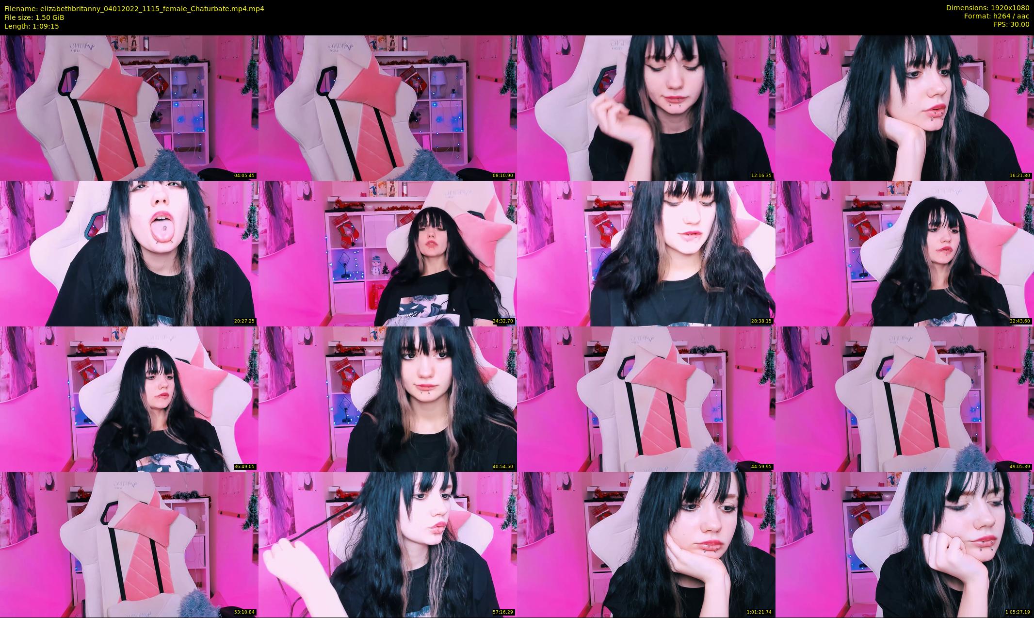 elizabethbritanny — 70 minute Chaturbate female cam show recording, 1080p, Jan 4, 2022