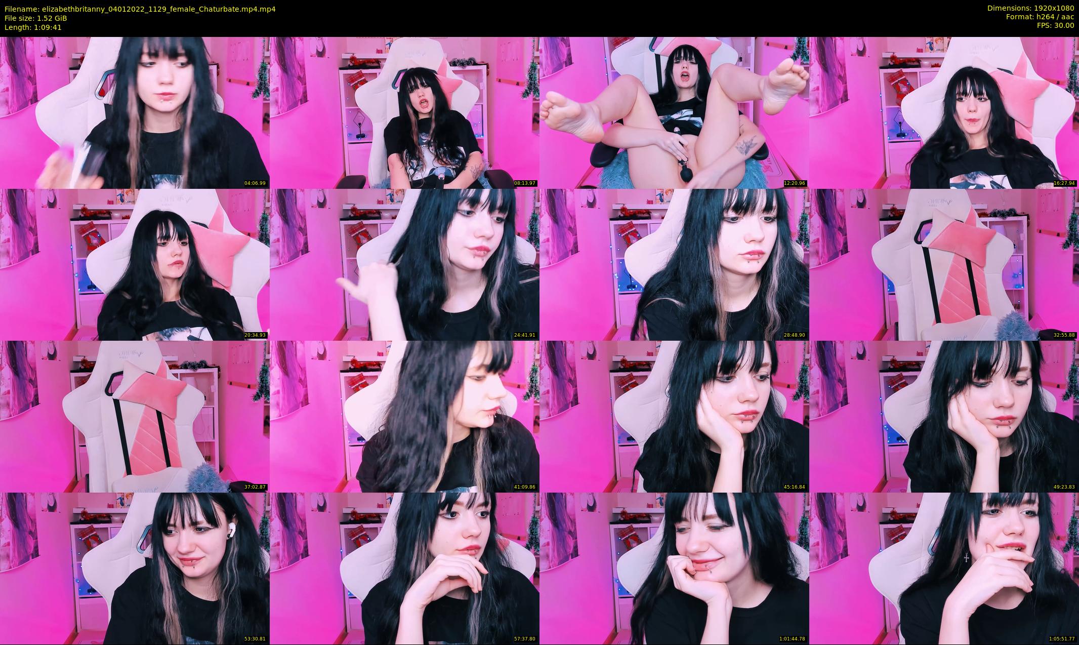 elizabethbritanny — 70 minute Chaturbate female cam show recording, 1080p, Jan 4, 2022