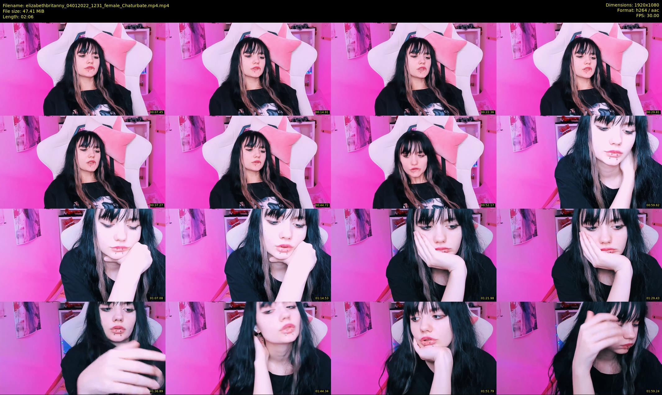 elizabethbritanny — 3 minute Chaturbate female cam show recording, 1080p, Jan 4, 2022