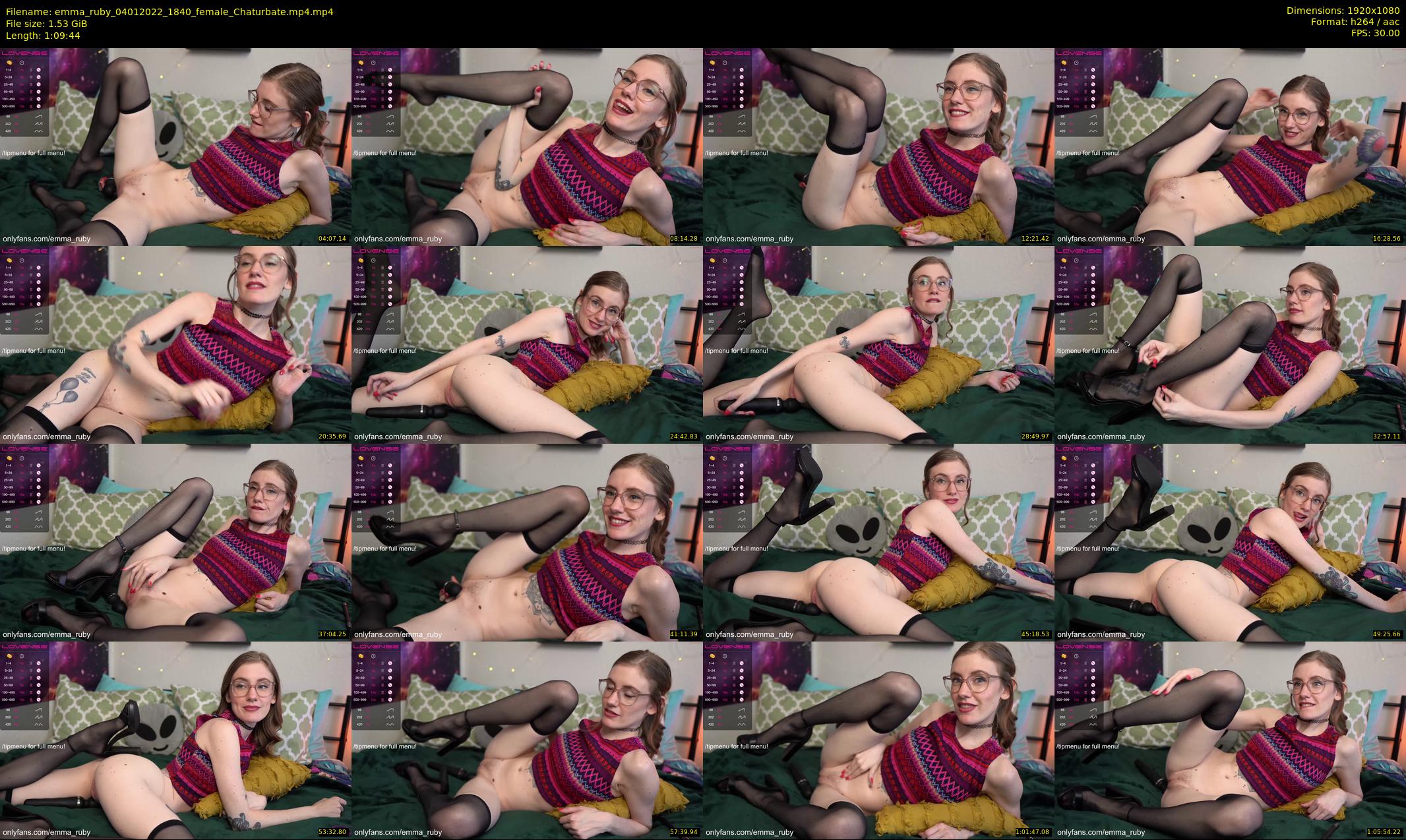 emma_ruby — 70 minute Chaturbate female cam show recording, 1080p, Jan 4, 2022