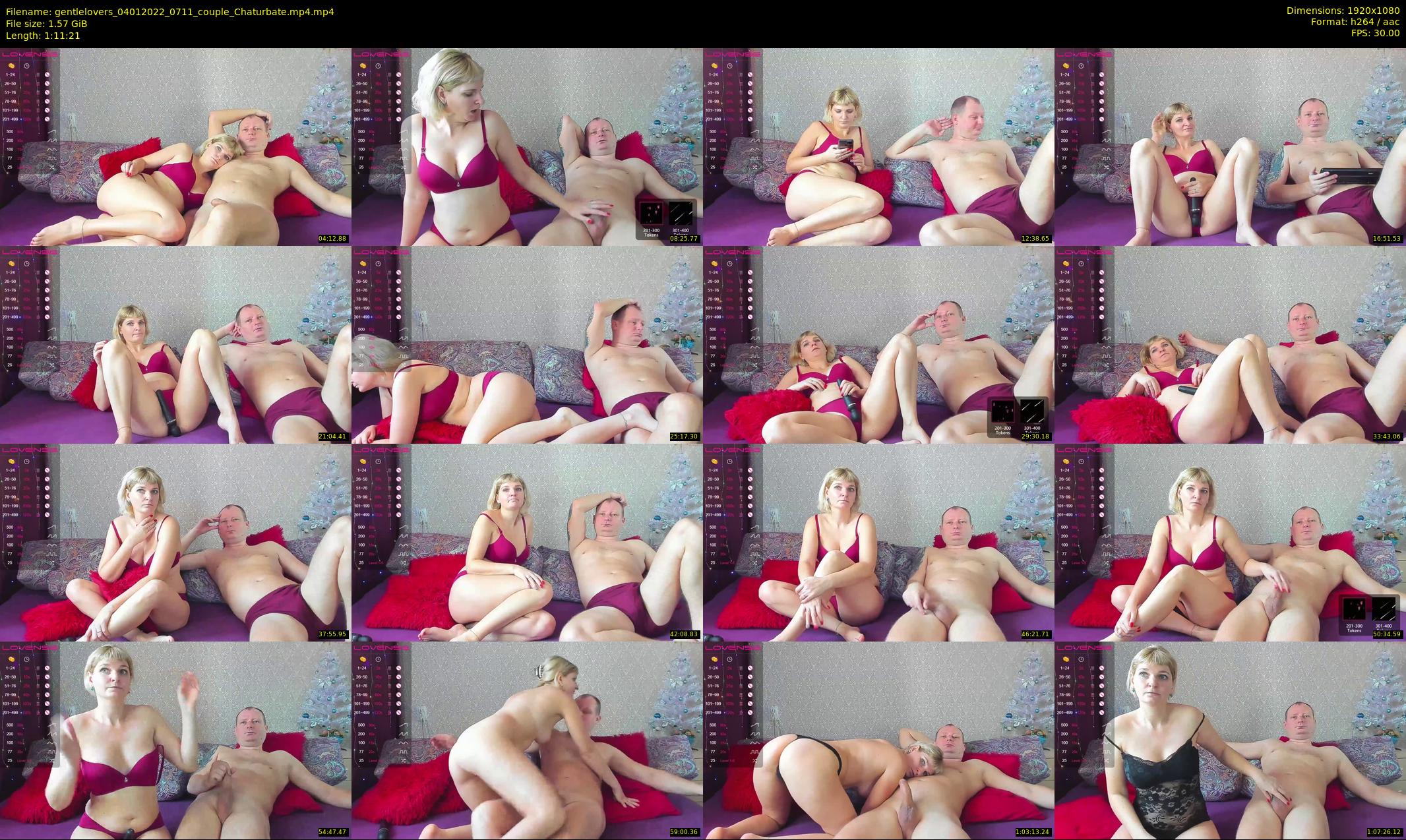 gentlelovers — 72 minute Chaturbate couple cam show recording, 1080p, Jan 4, 2022