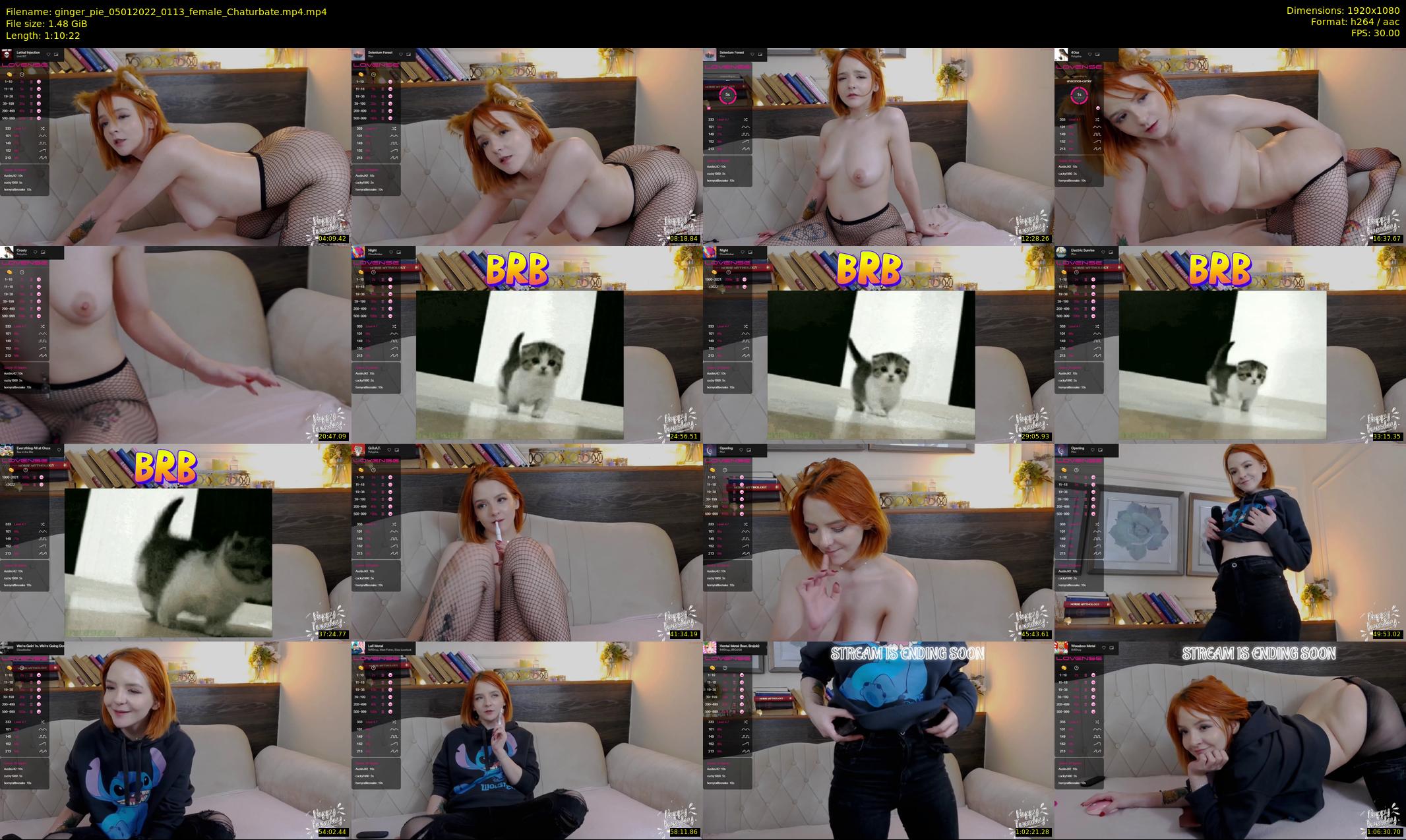 ginger_pie — 71 minute Chaturbate female cam show recording, 1080p, Jan 5, 2022