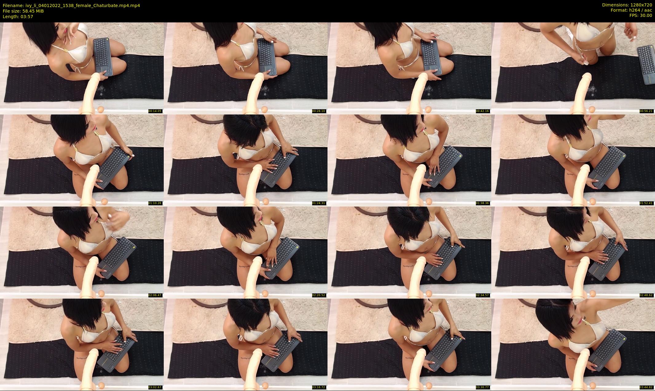 ivy_li — 4 minute Chaturbate female cam show recording, 720p, Jan 4, 2022