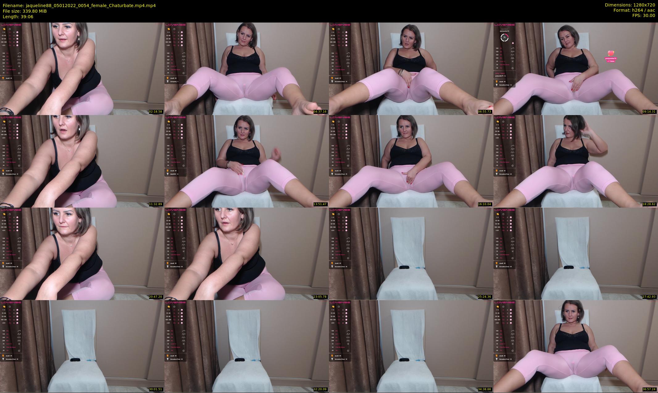 jaqueline88 — 40 minute Chaturbate female cam show recording, 720p, Jan 5, 2022