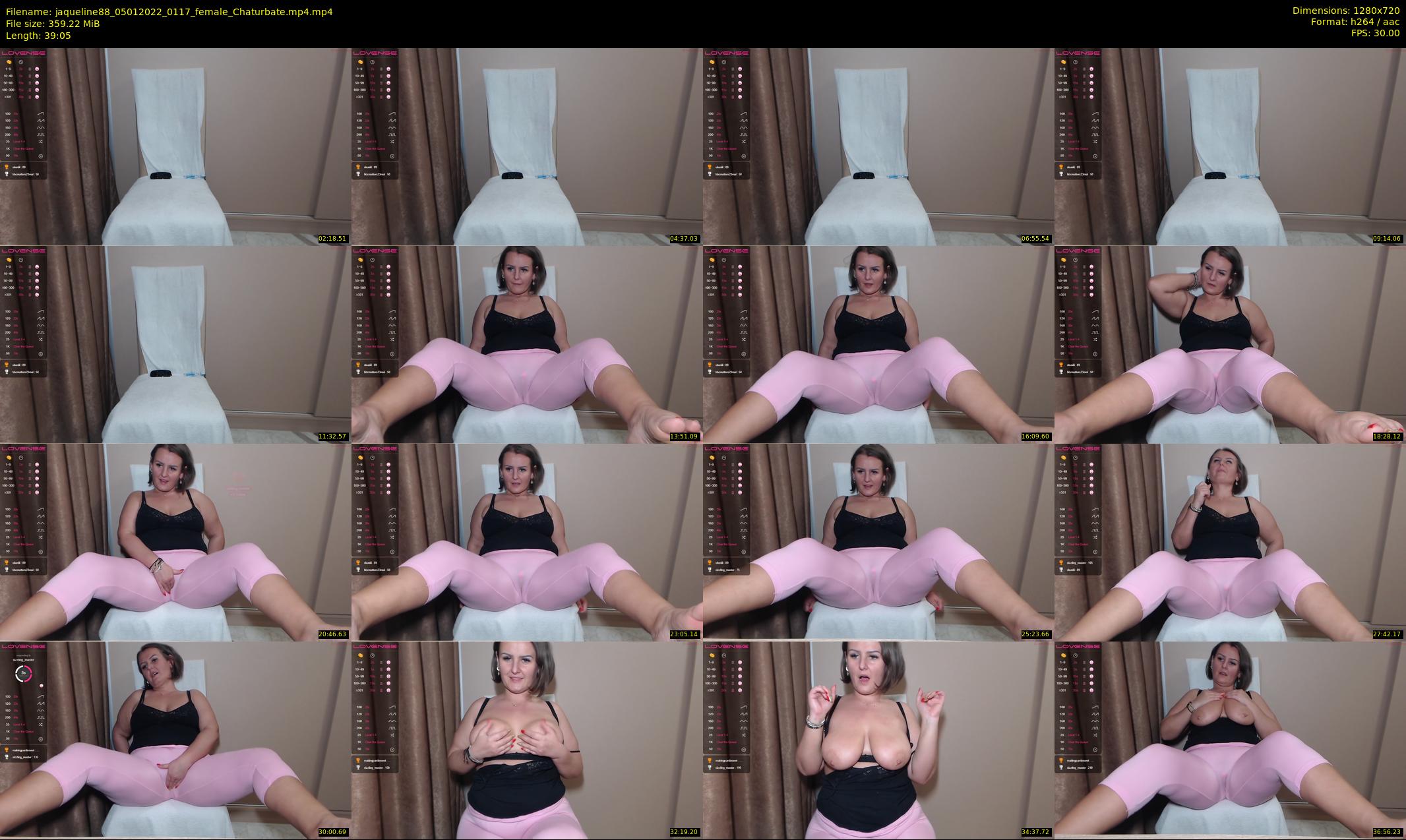 jaqueline88 — 40 minute Chaturbate female cam show recording, 720p, Jan 5, 2022