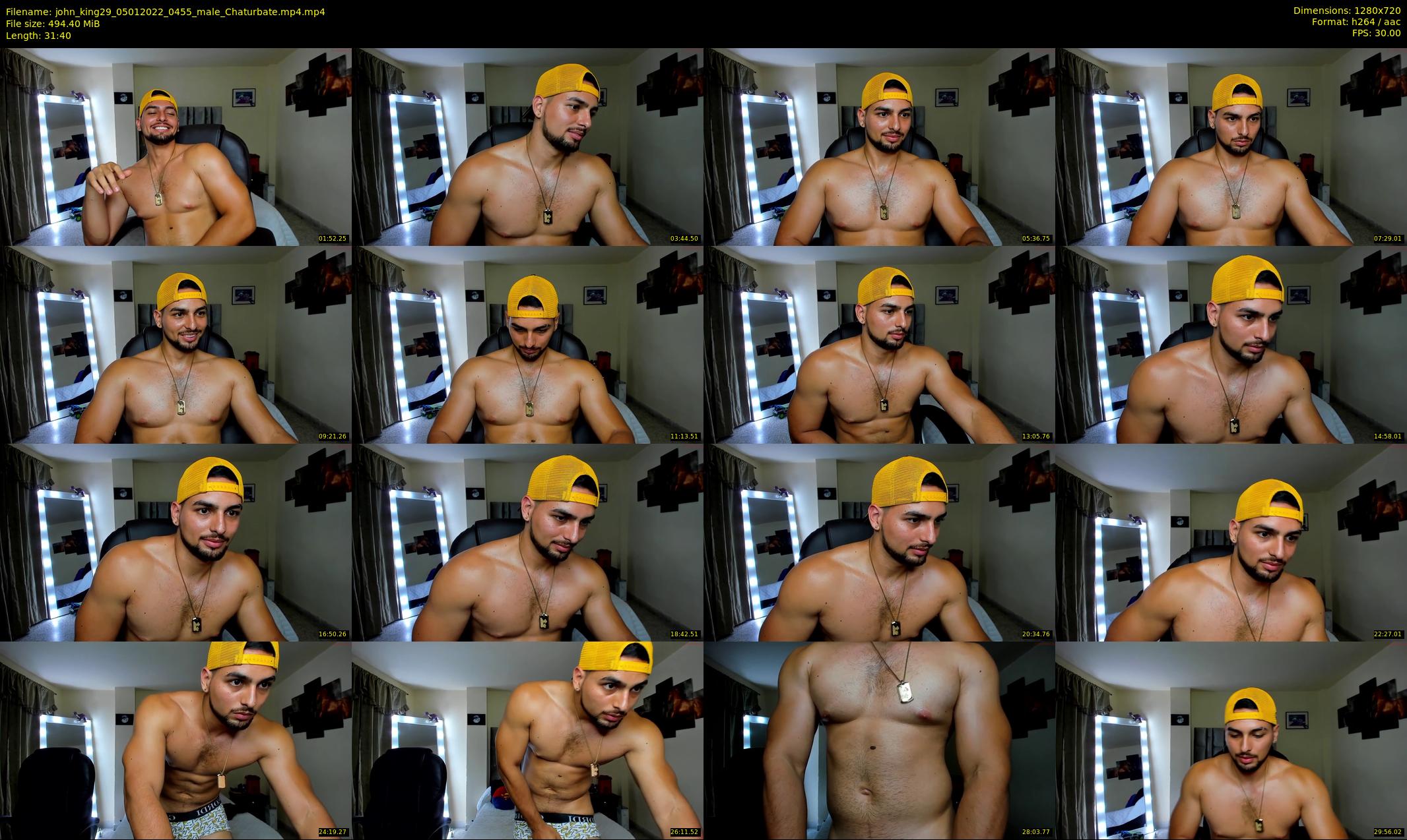 john_king29 — 32 minute Chaturbate male cam show recording, 720p, Jan 5, 2022