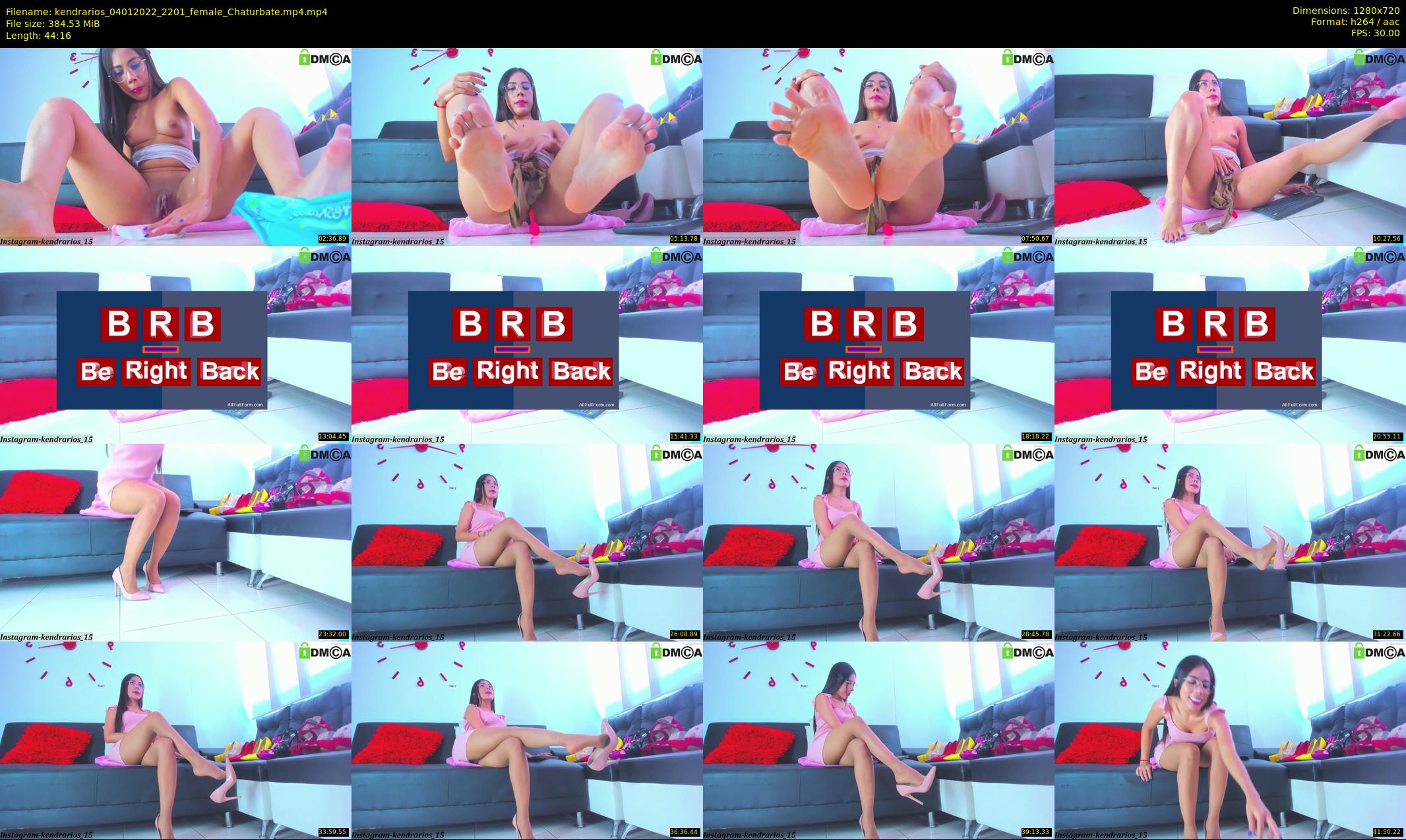 kendrarios — 45 minute Chaturbate female cam show recording, 720p, Jan 4, 2022