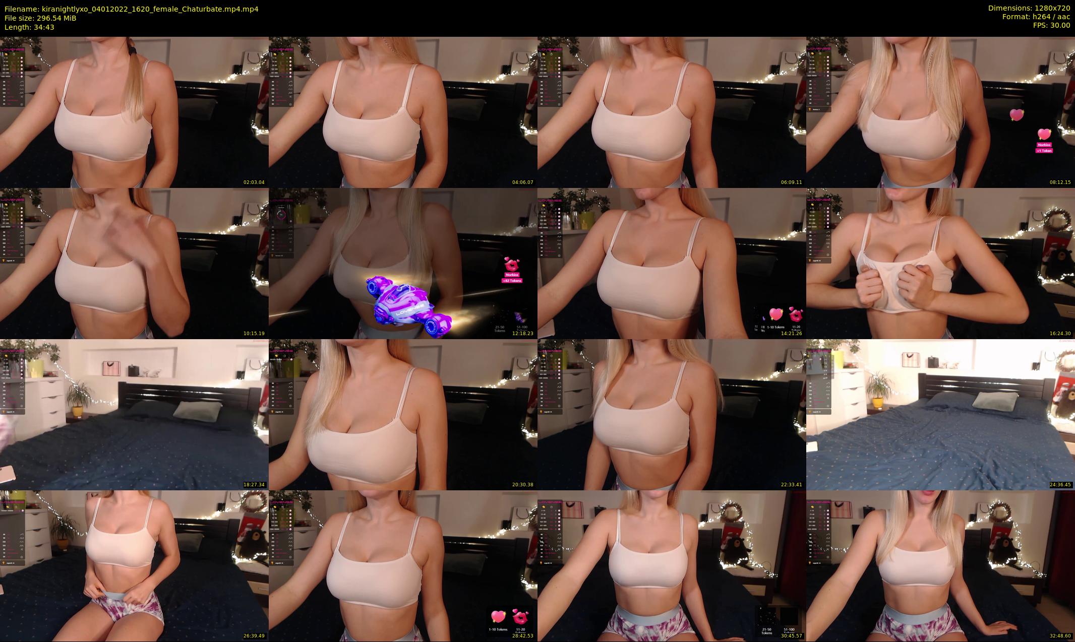 kiranightlyxo — 35 minute Chaturbate female cam show recording, 720p, Jan 4, 2022