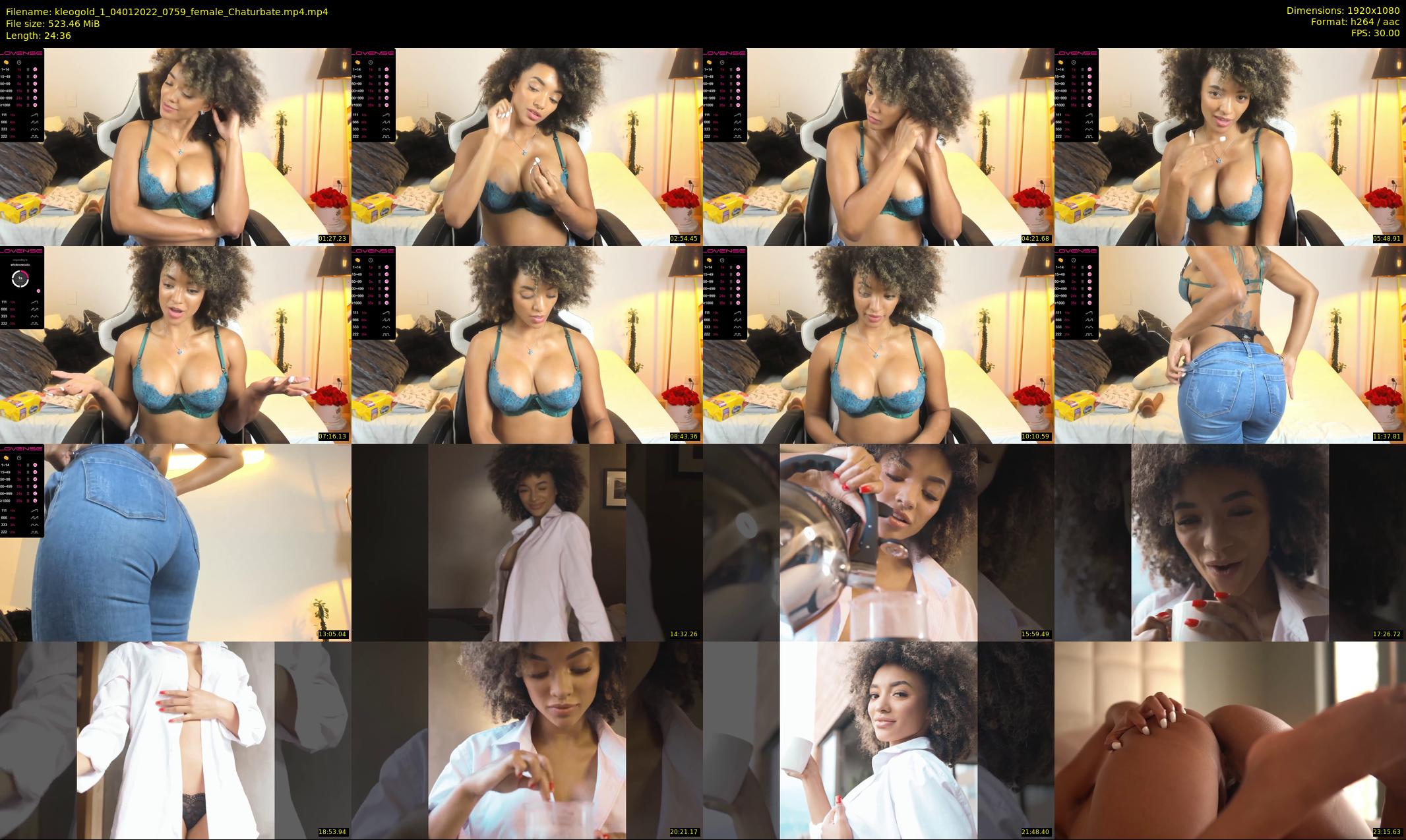 kleogold_1 — 25 minute Chaturbate female cam show recording, 1080p, Jan 4, 2022