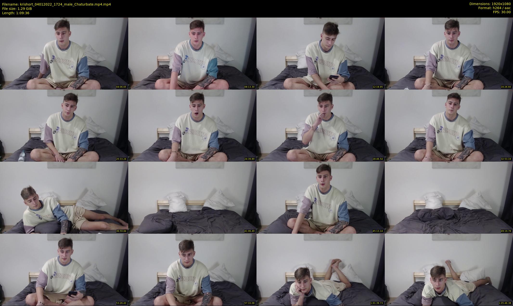 krishort — 70 minute Chaturbate male cam show recording, 1080p, Jan 4, 2022