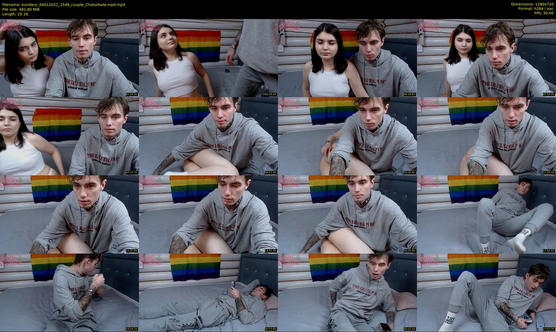 kuroteur — 26 minute Chaturbate couple cam show recording, 720p, Jan 4, 2022