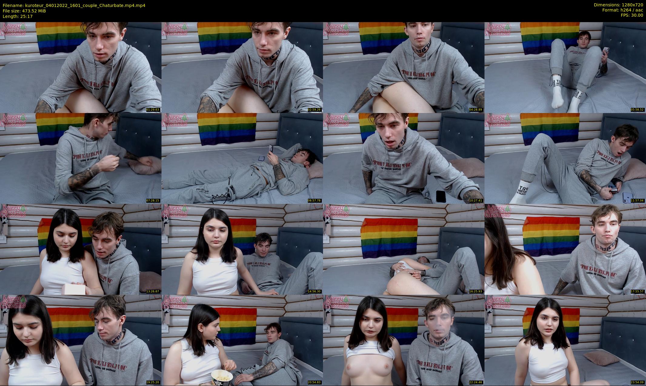 kuroteur — 26 minute Chaturbate couple cam show recording, 720p, Jan 4, 2022