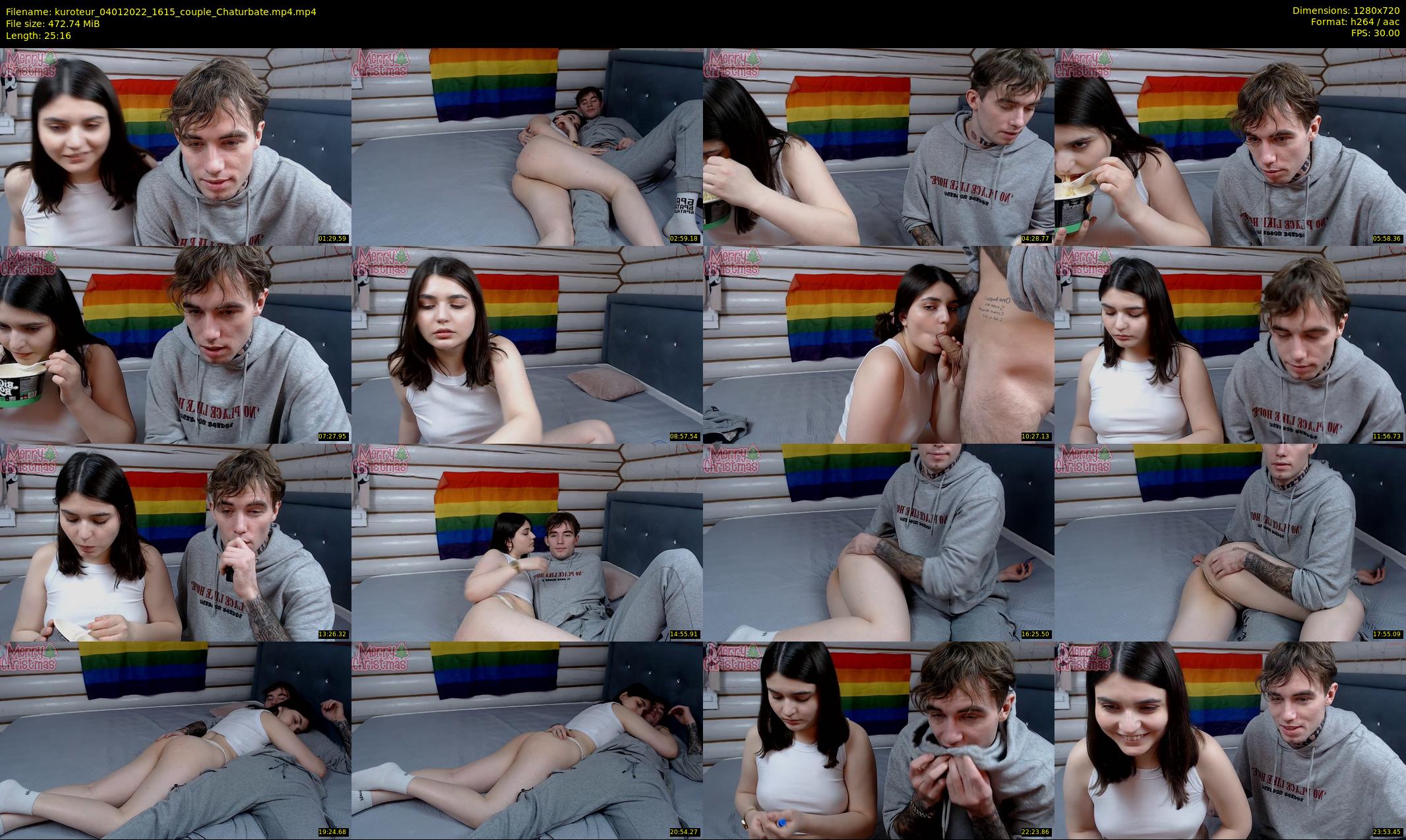 kuroteur — 26 minute Chaturbate couple cam show recording, 720p, Jan 4, 2022