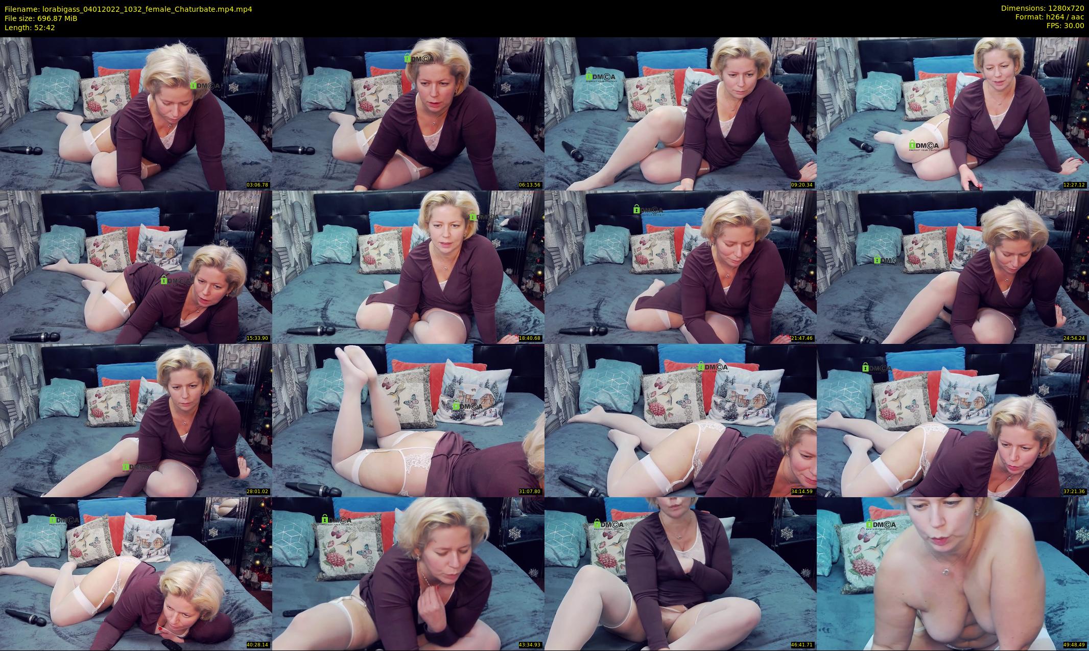 lorabigass — 53 minute Chaturbate female cam show recording, 720p, Jan 4, 2022