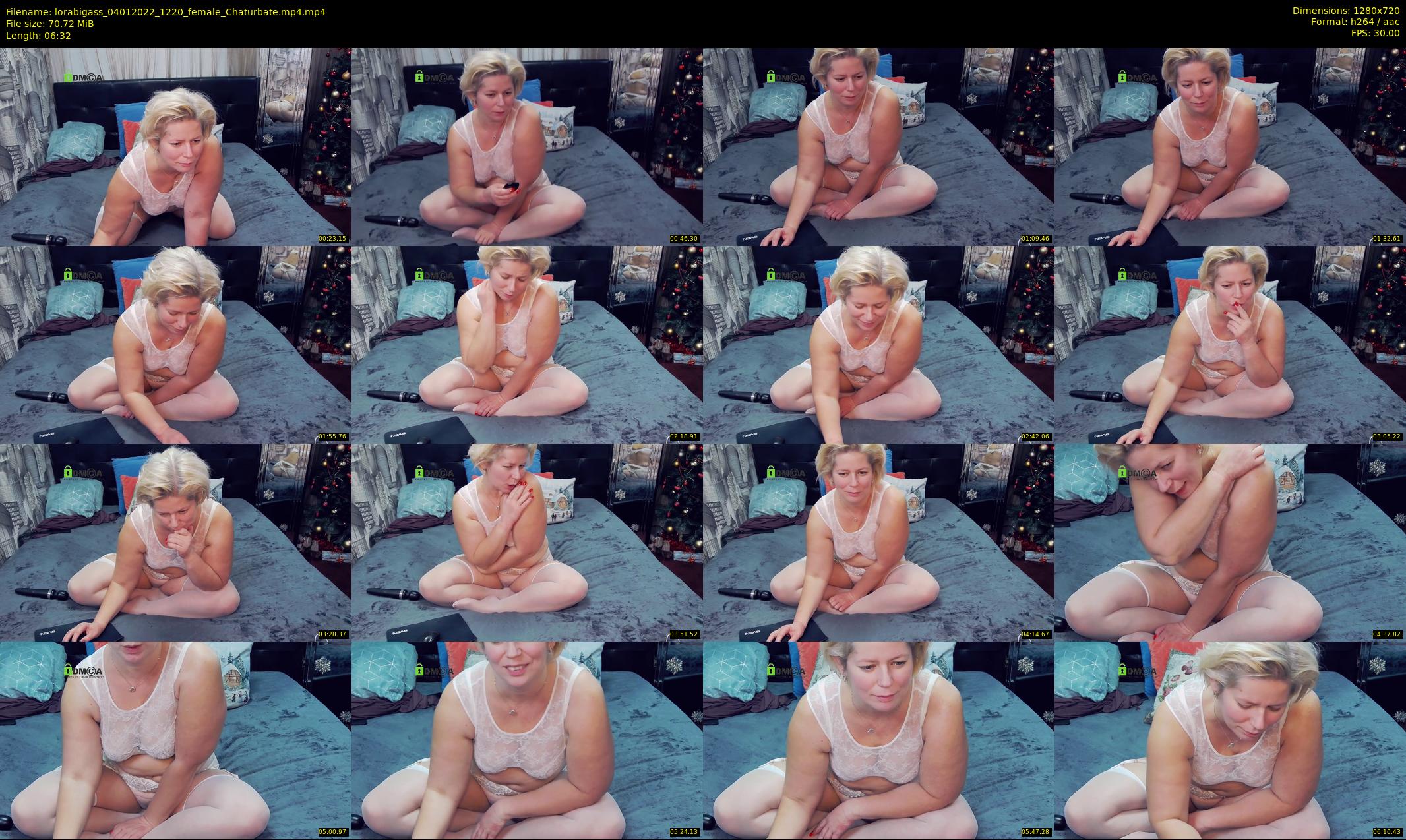 lorabigass — 7 minute Chaturbate female cam show recording, 720p, Jan 4, 2022