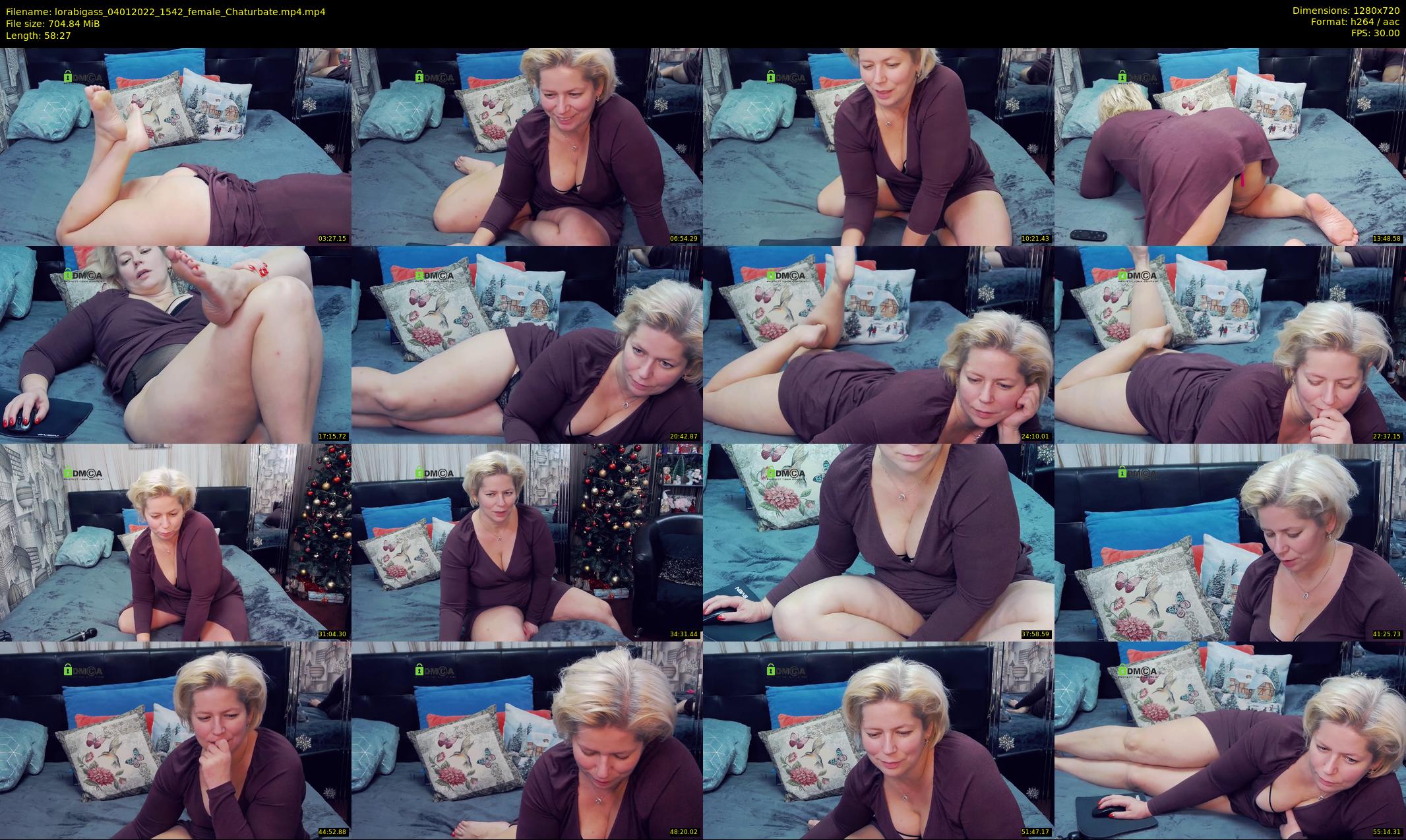 lorabigass — 59 minute Chaturbate female cam show recording, 720p, Jan 4, 2022