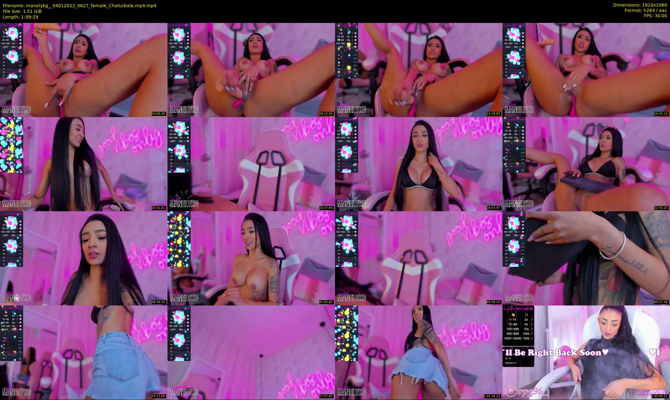 manelykg_ — 70 minute Chaturbate female cam show recording, 1080p, Jan 4, 2022