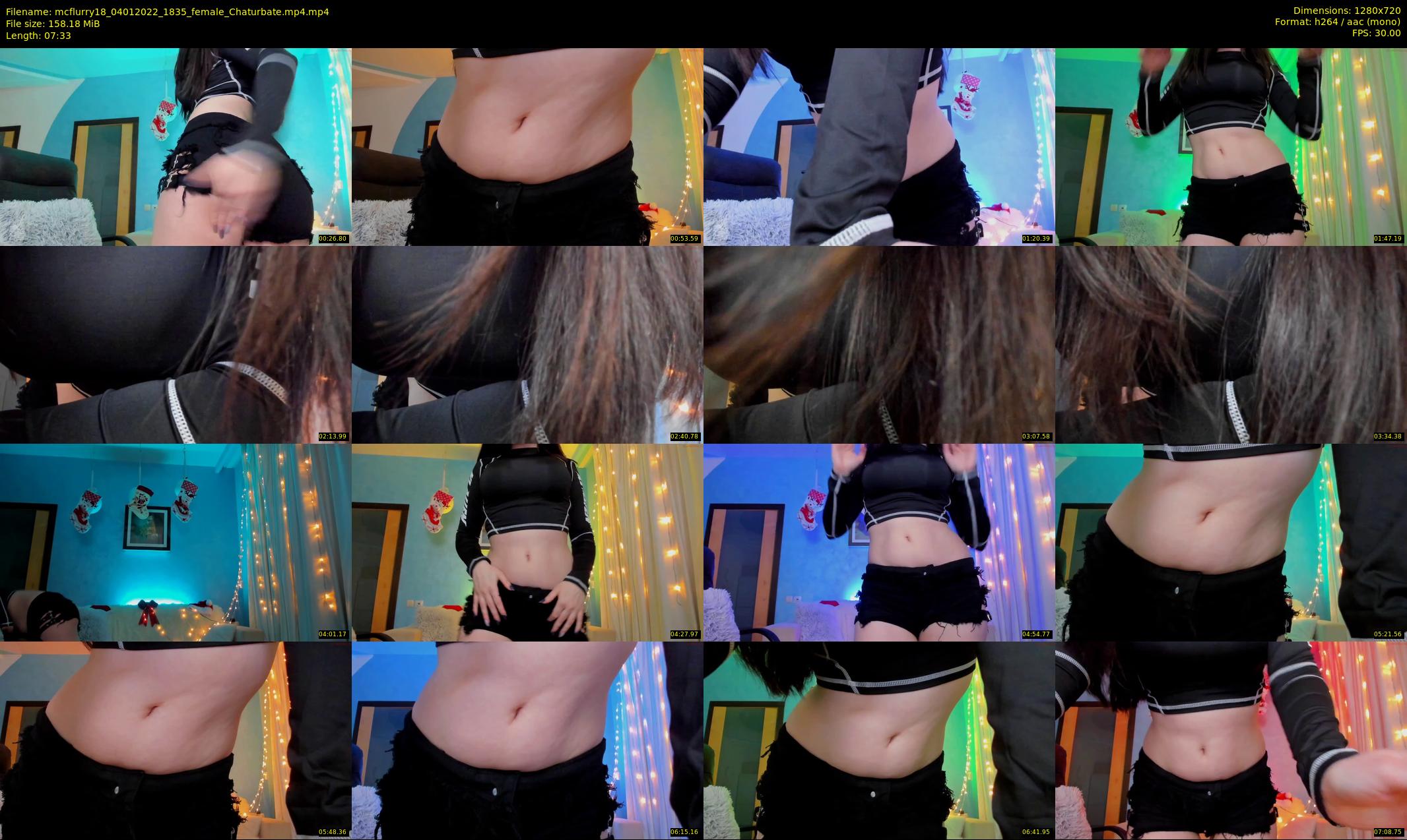 mcflurry18 — 8 minute Chaturbate female cam show recording, 720p, Jan 4, 2022