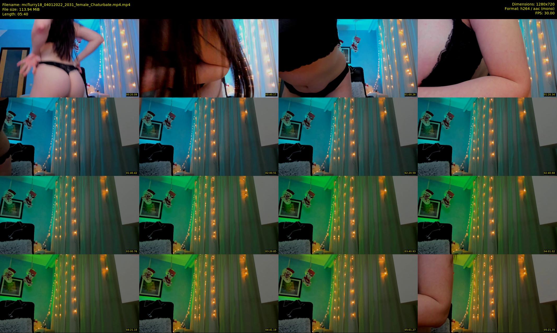 mcflurry18 — 6 minute Chaturbate female cam show recording, 720p, Jan 4, 2022
