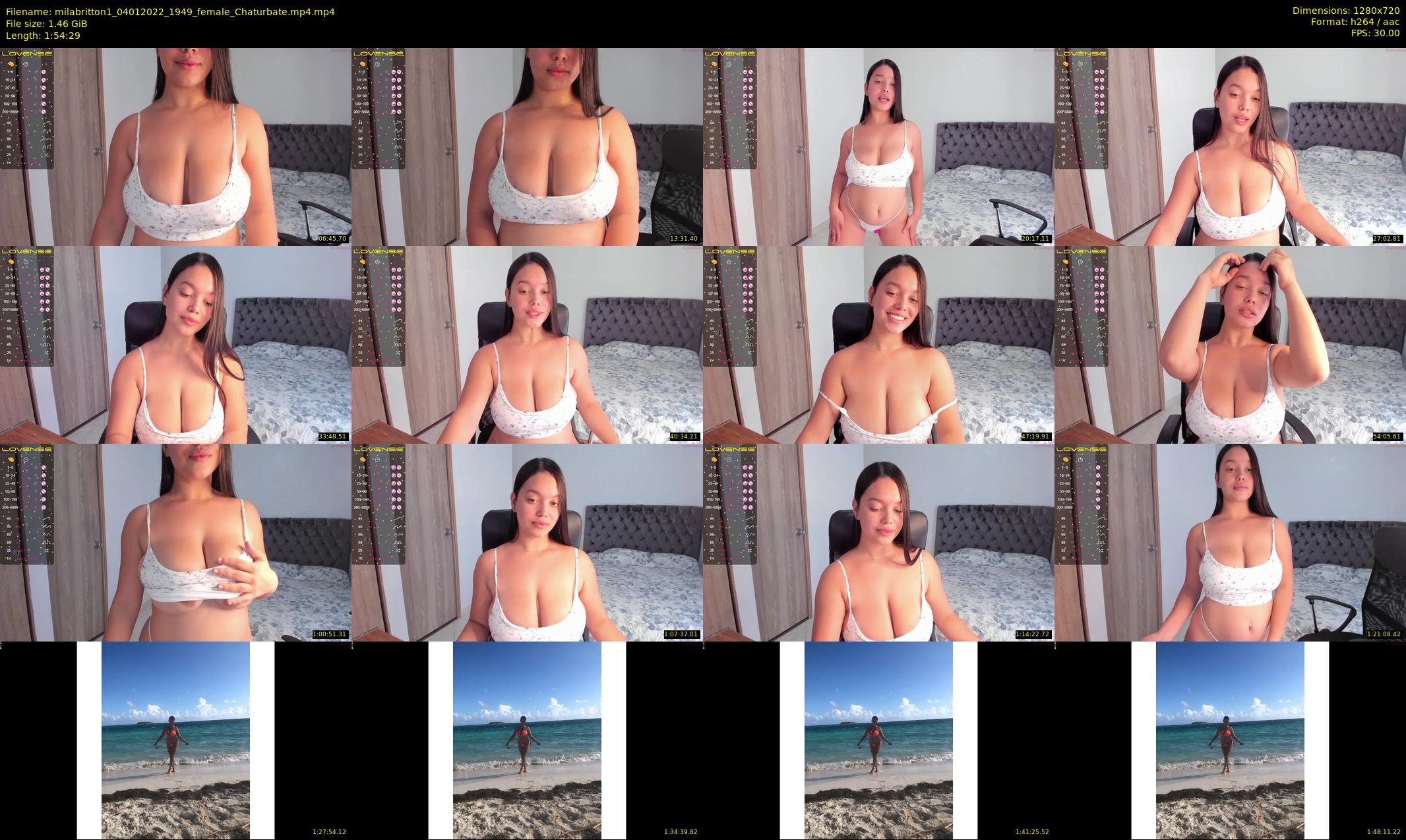 milabritton1 — 115 minute Chaturbate female cam show recording, 720p, Jan 4, 2022