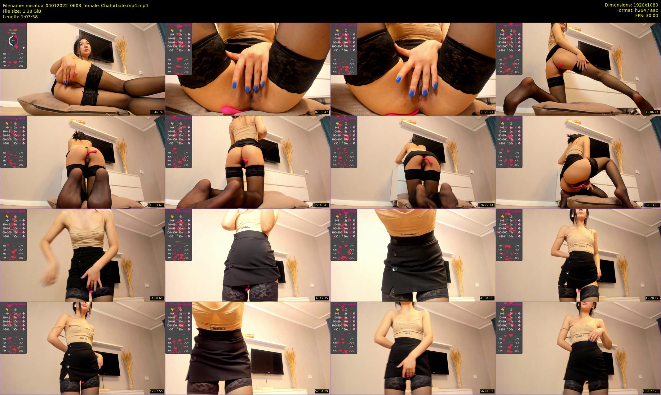 misatoo — 64 minute Chaturbate female cam show recording, 1080p, Jan 4, 2022