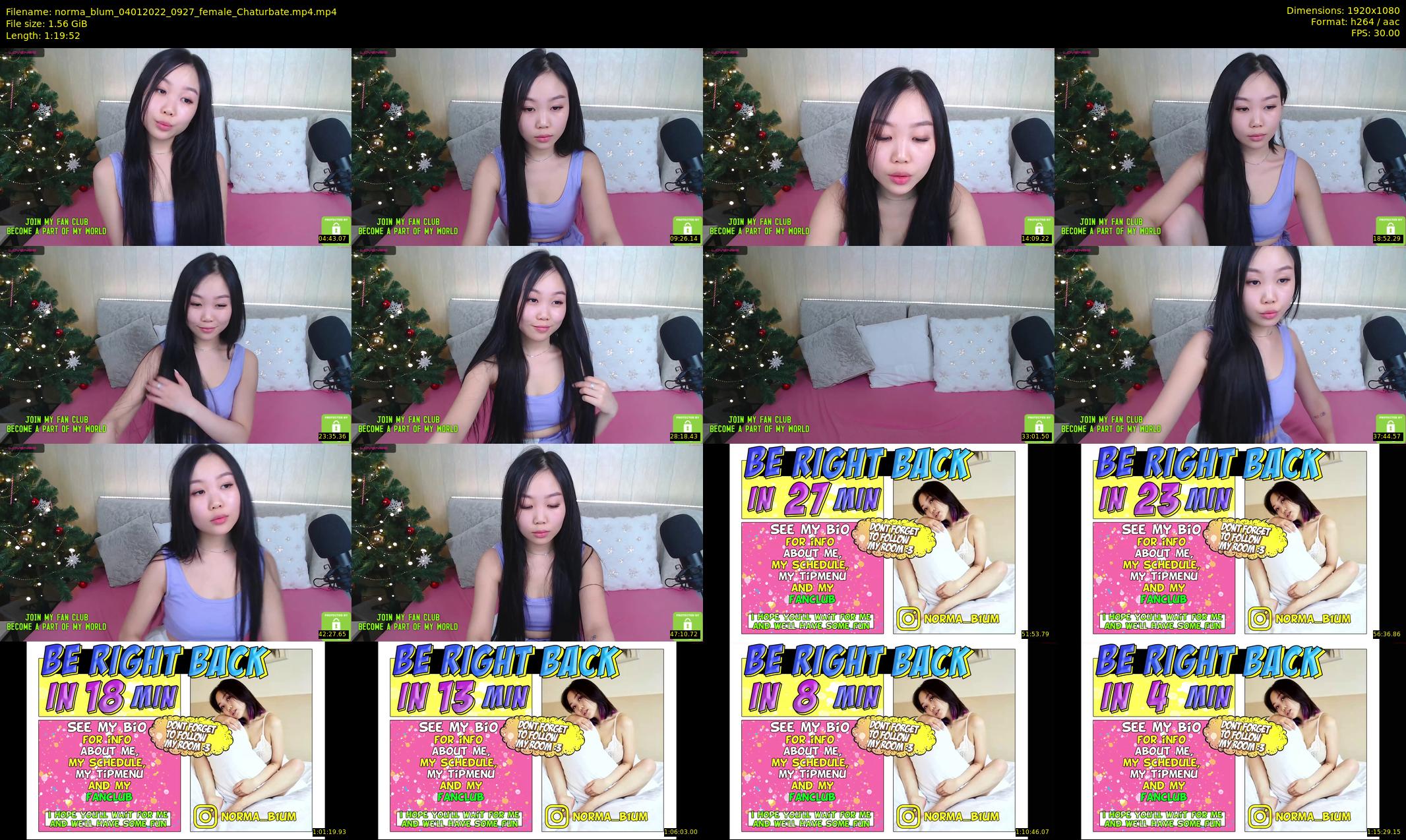 norma_blum — 80 minute Chaturbate female cam show recording, 1080p, Jan 4, 2022