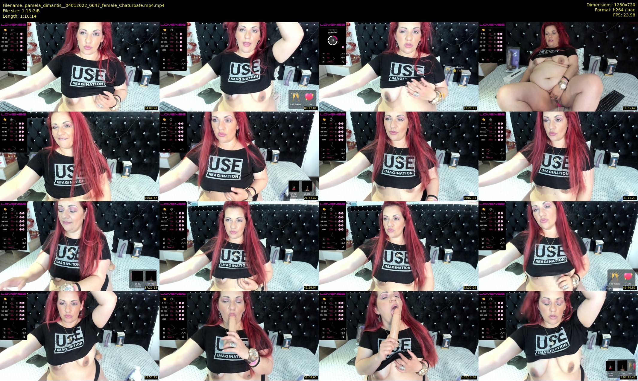 pamela_dimantis_ — 71 minute Chaturbate female cam show recording, 720p, Jan 4, 2022