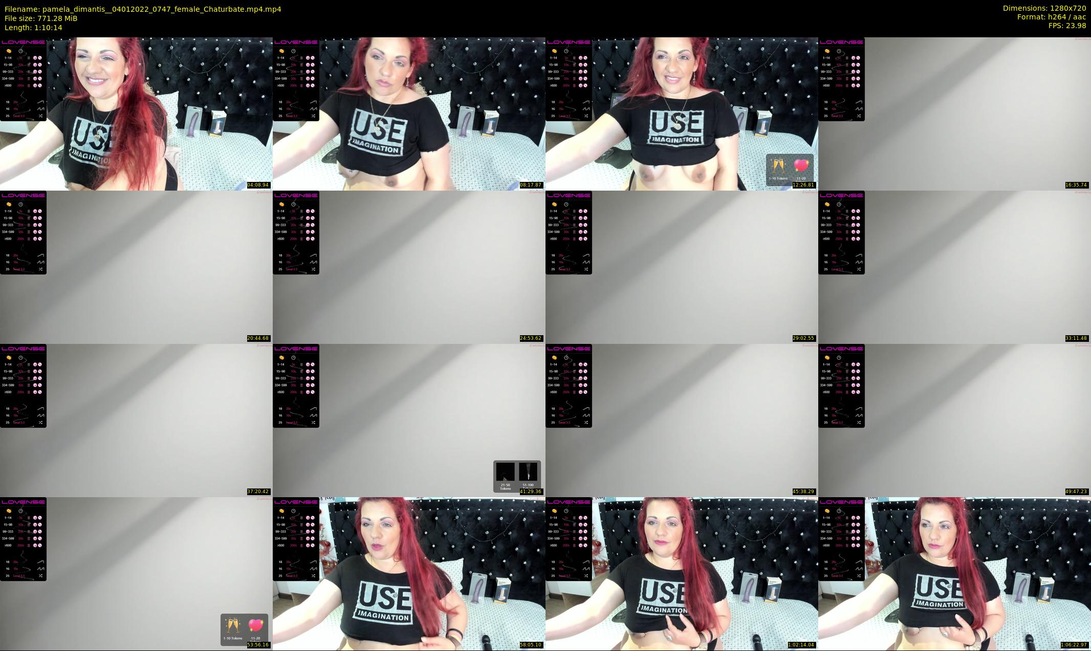 pamela_dimantis_ — 71 minute Chaturbate female cam show recording, 720p, Jan 4, 2022