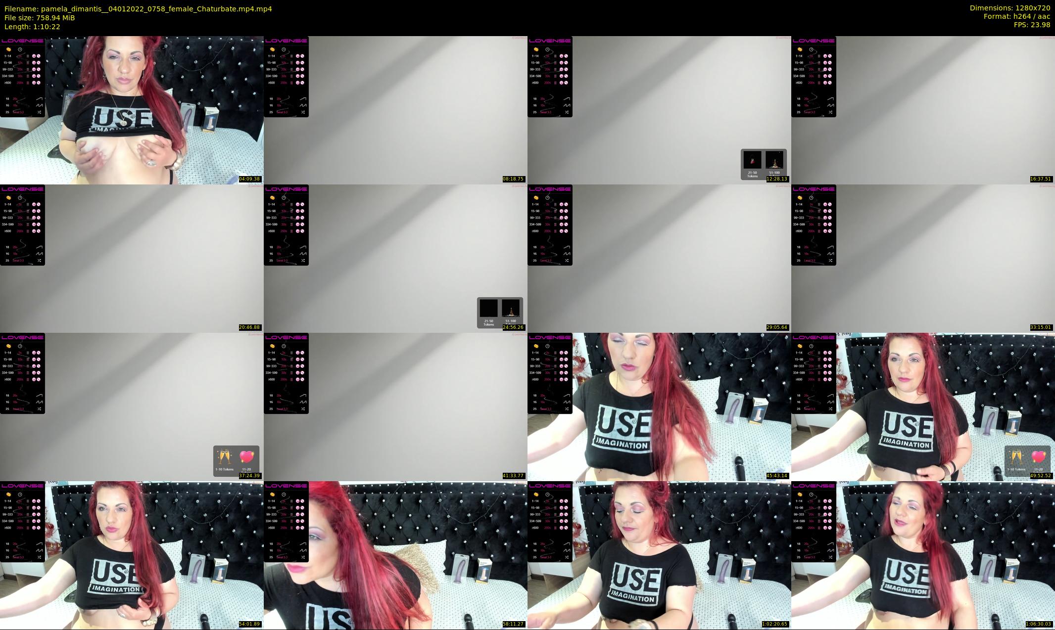 pamela_dimantis_ — 71 minute Chaturbate female cam show recording, 720p, Jan 4, 2022