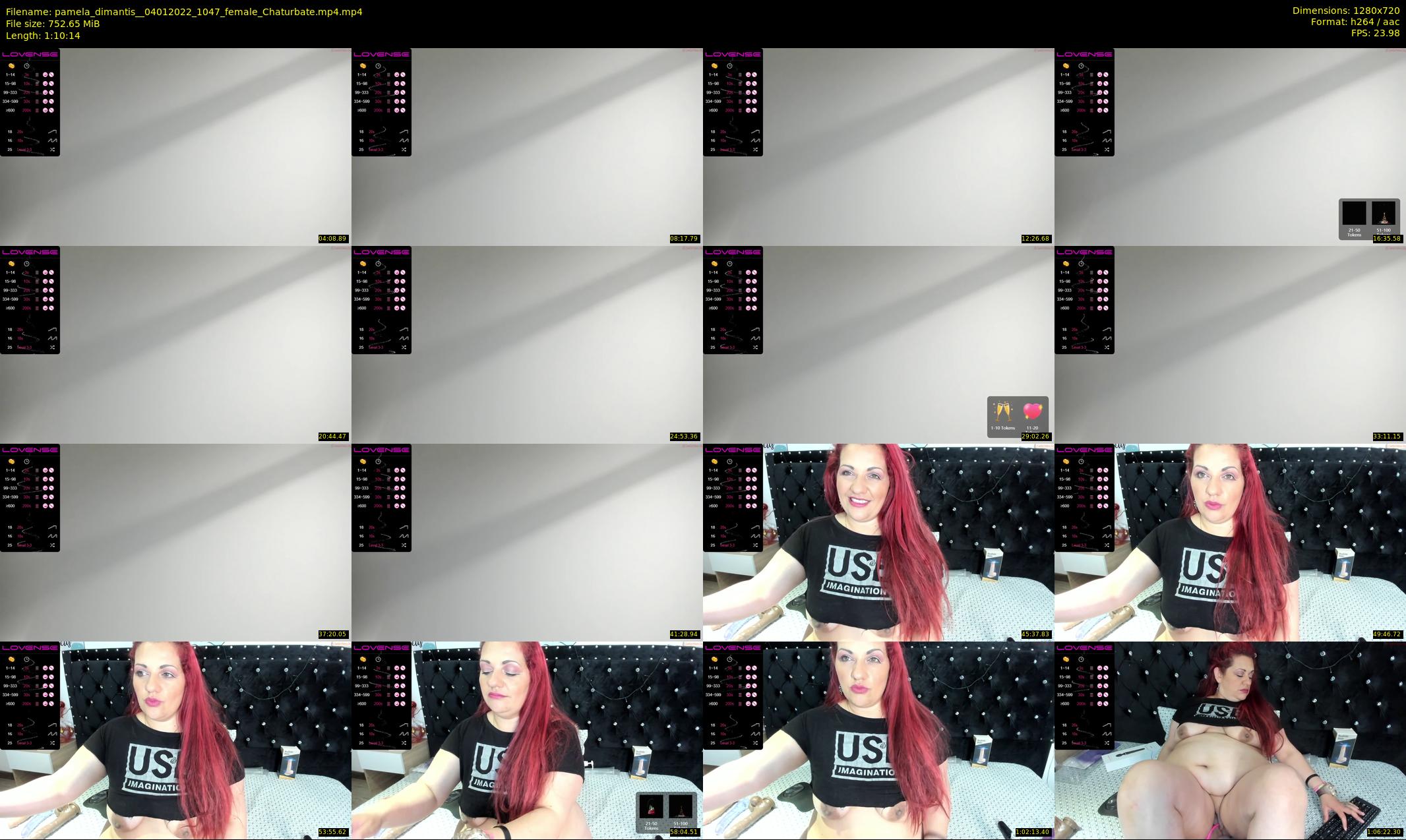 pamela_dimantis_ — 71 minute Chaturbate female cam show recording, 720p, Jan 4, 2022
