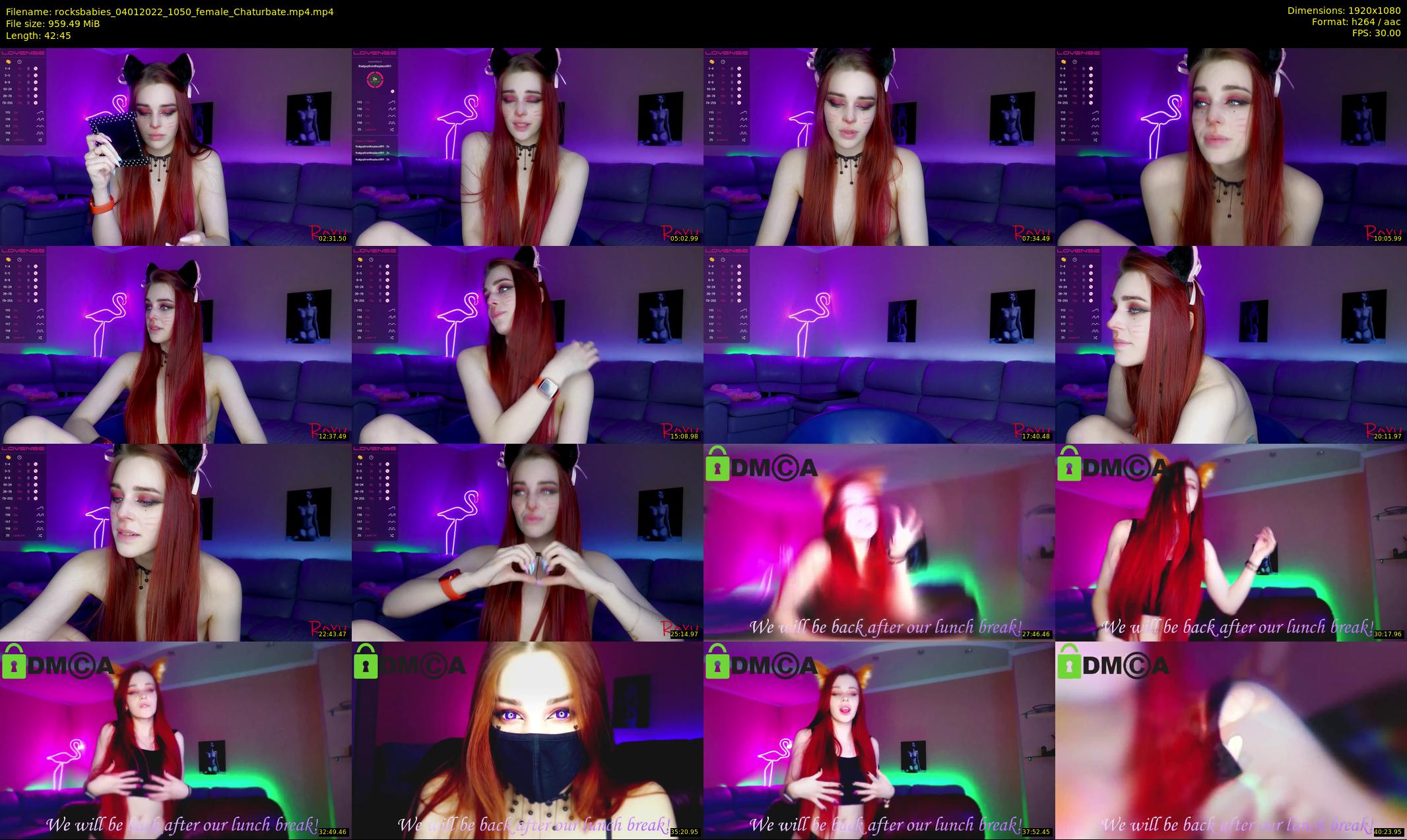 rocksbabies — 43 minute Chaturbate female cam show recording, 1080p, Jan 4, 2022