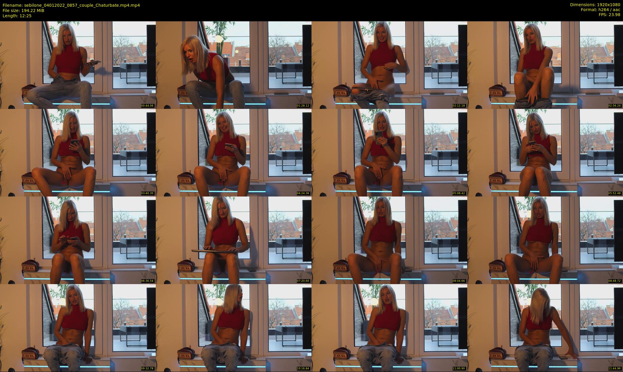 sebilone — 13 minute Chaturbate couple cam show recording, 1080p, Jan 4, 2022