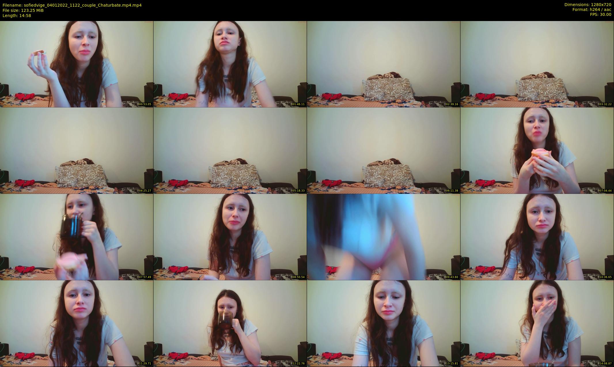 sofiedvige — 15 minute Chaturbate couple cam show recording, 720p, Jan 4, 2022