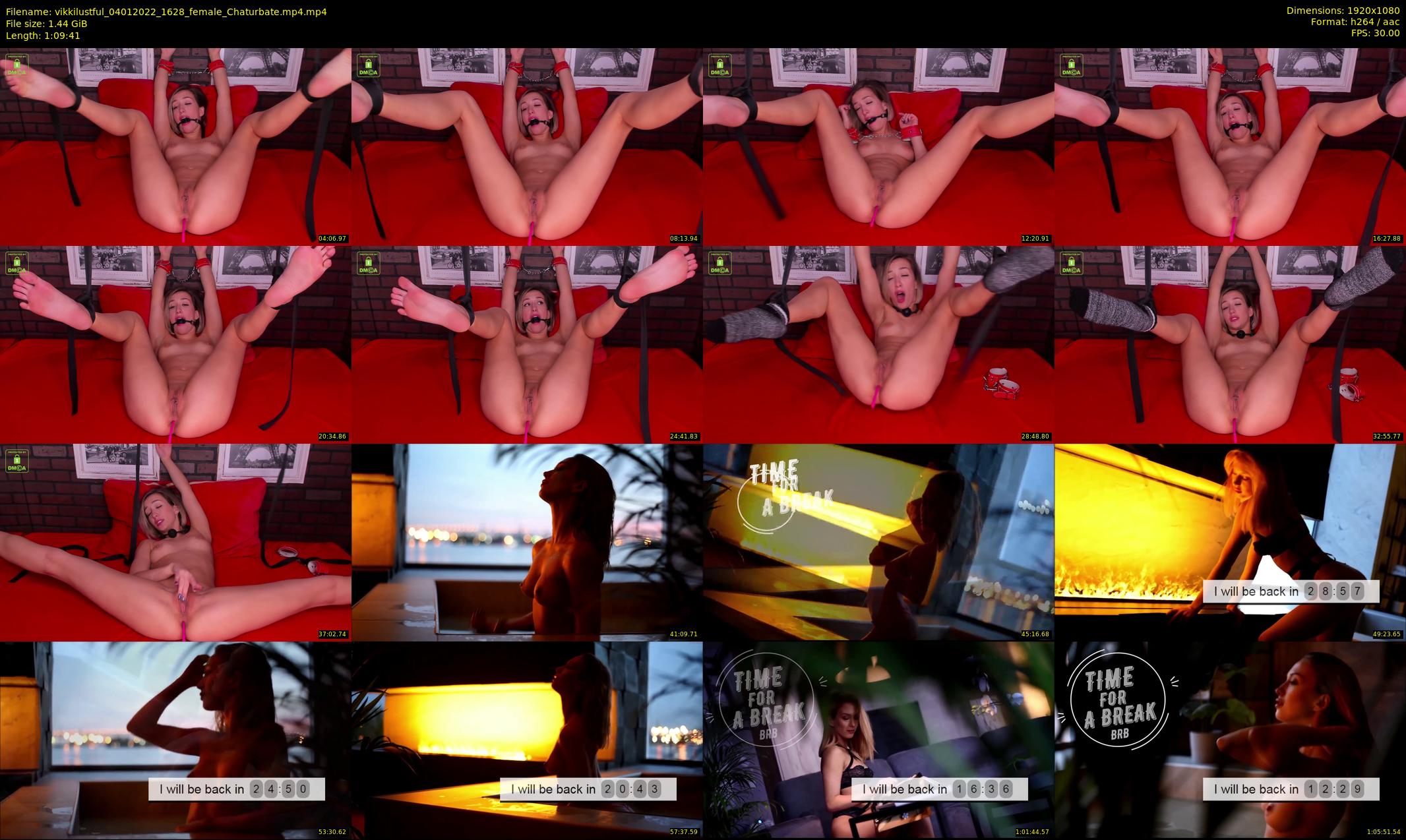 vikkilustful — 70 minute Chaturbate female cam show recording, 1080p, Jan 4, 2022
