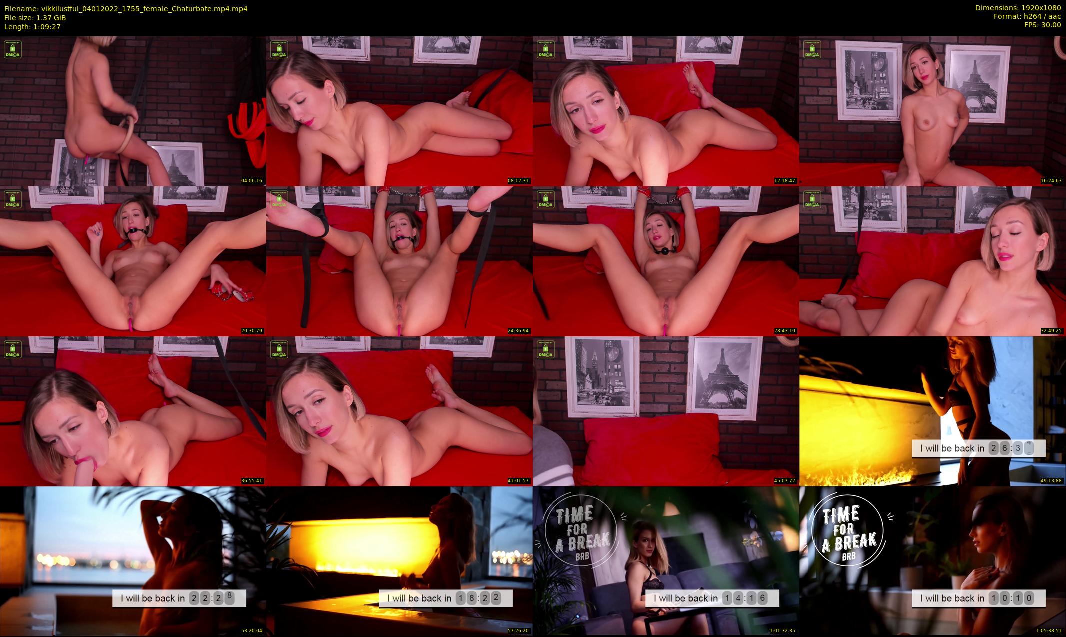 vikkilustful — 70 minute Chaturbate female cam show recording, 1080p, Jan 4, 2022