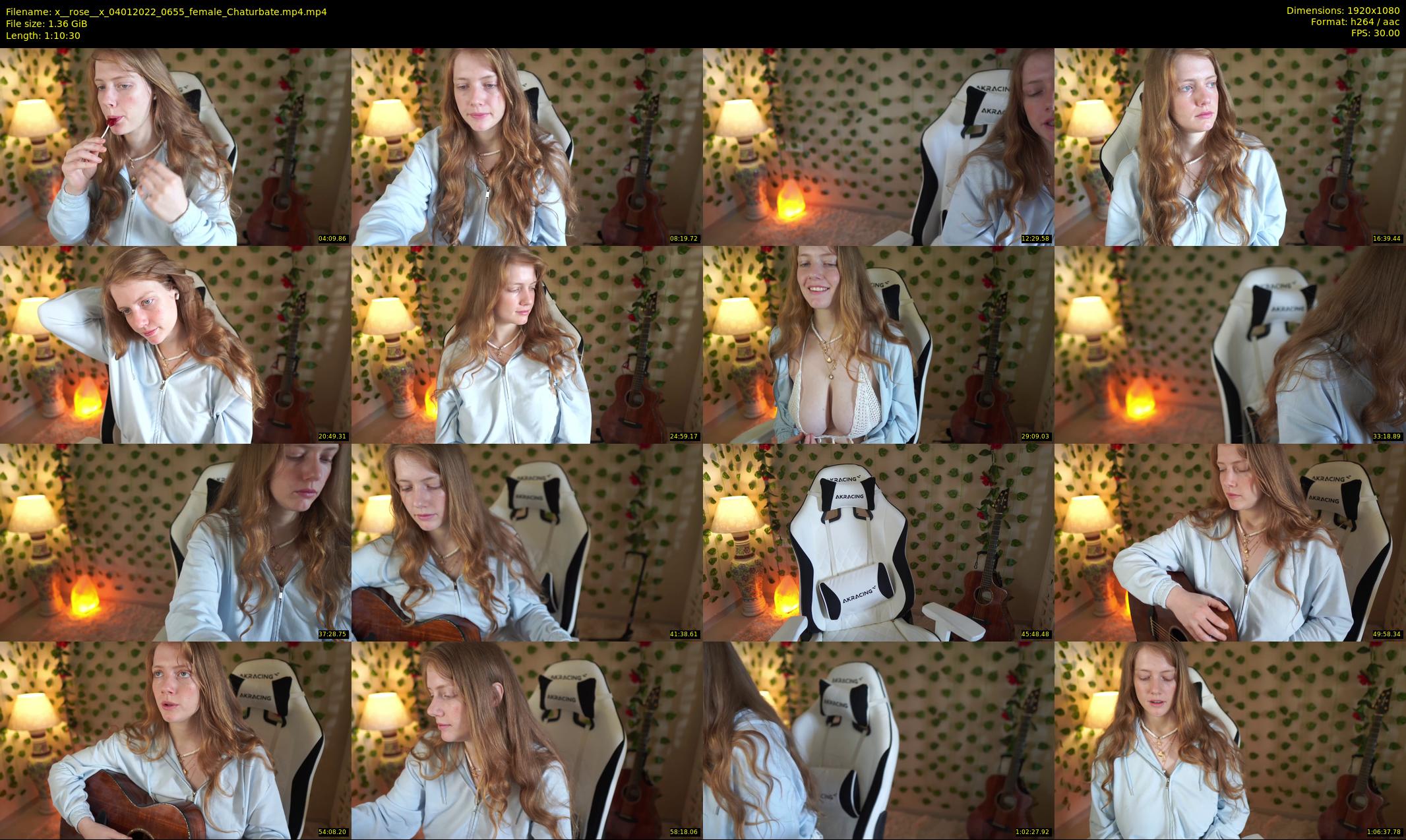 x__rose__x — 71 minute Chaturbate female cam show recording, 1080p, Jan 4, 2022