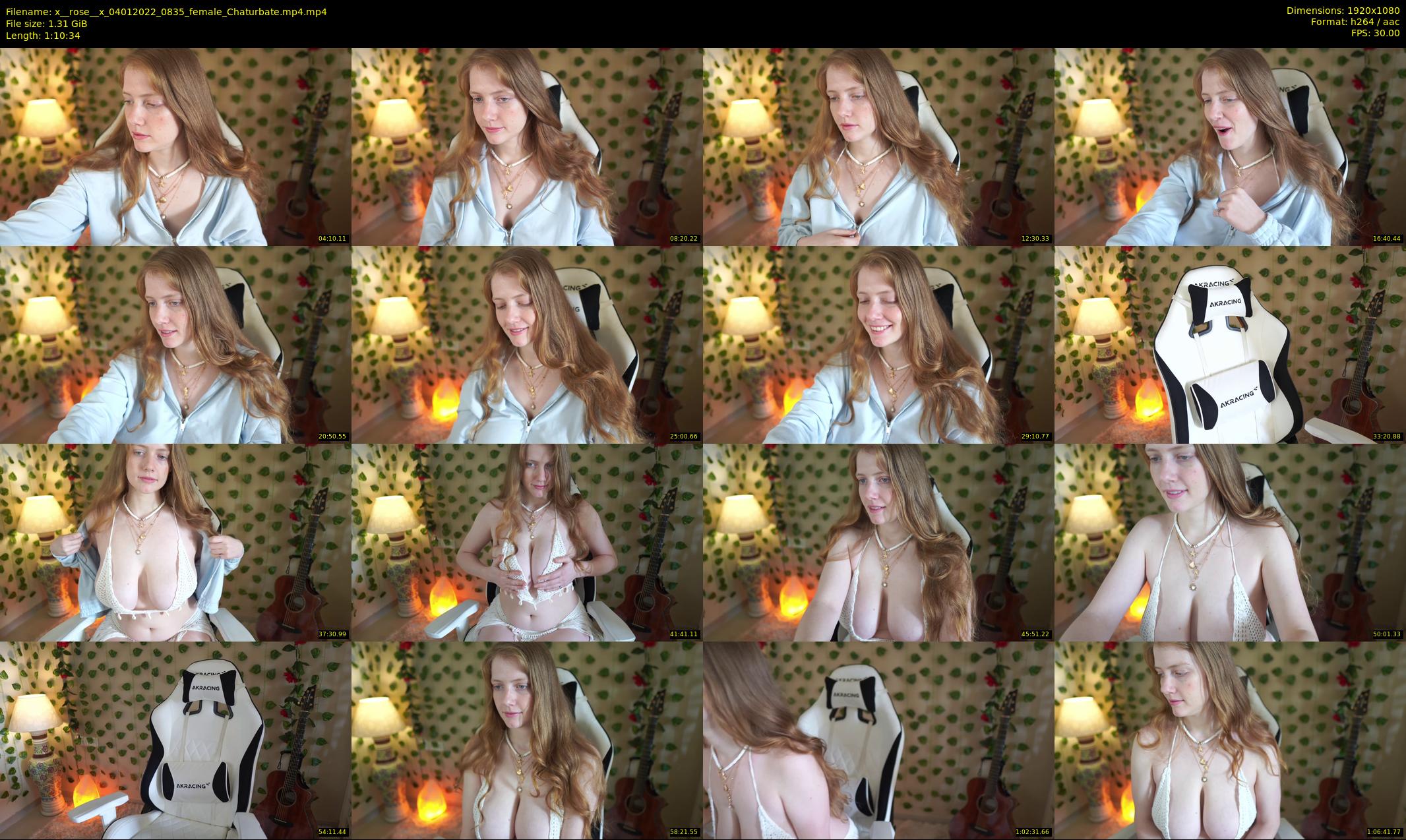 x__rose__x — 71 minute Chaturbate female cam show recording, 1080p, Jan 4, 2022