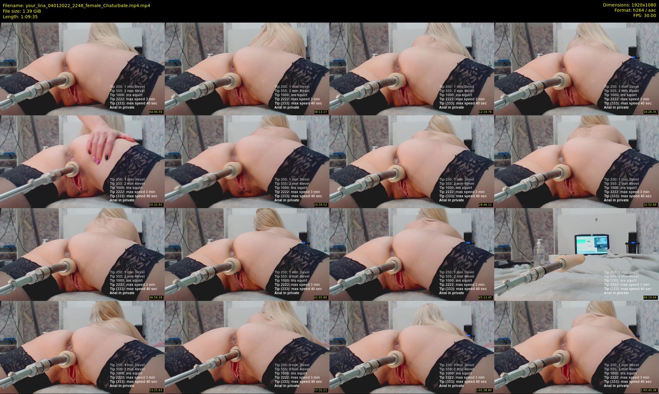 your_lina — 70 minute Chaturbate female cam show recording, 1080p, Jan 4, 2022