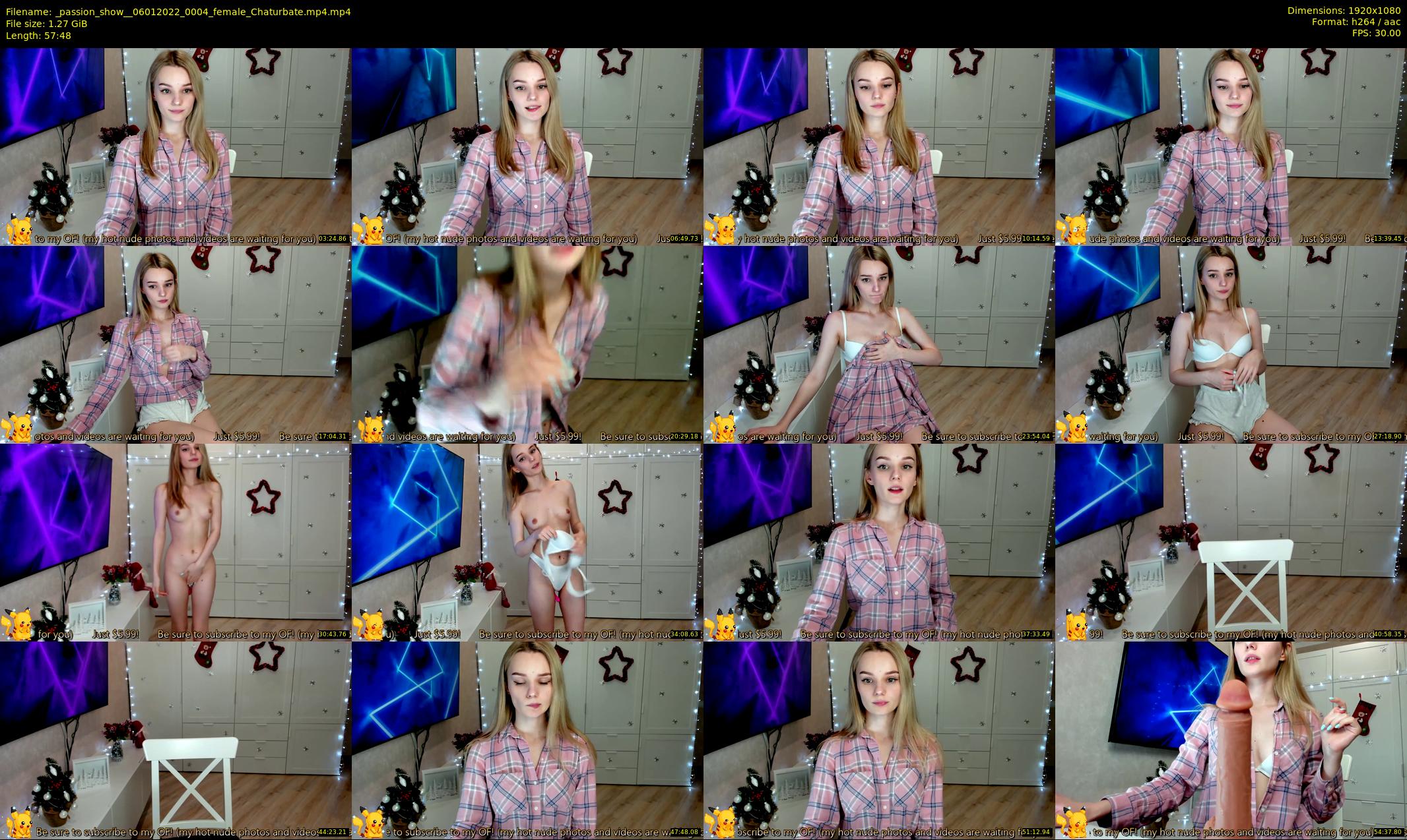 _passion_show_ — 58 minute Chaturbate couple cam show recording, 1080p, Jan 6, 2022