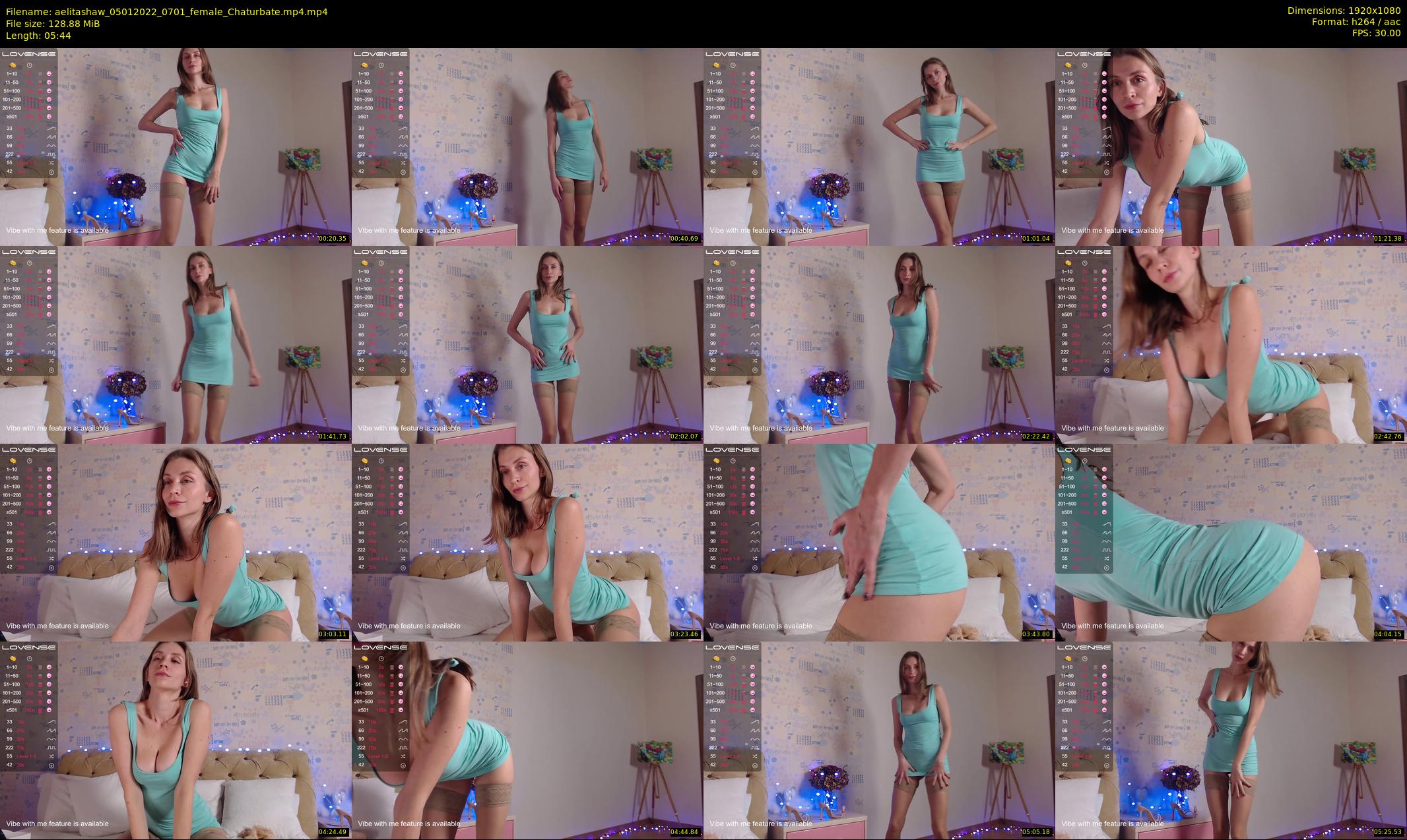 aelitashaw — 6 minute Chaturbate female cam show recording, 1080p, Jan 5, 2022
