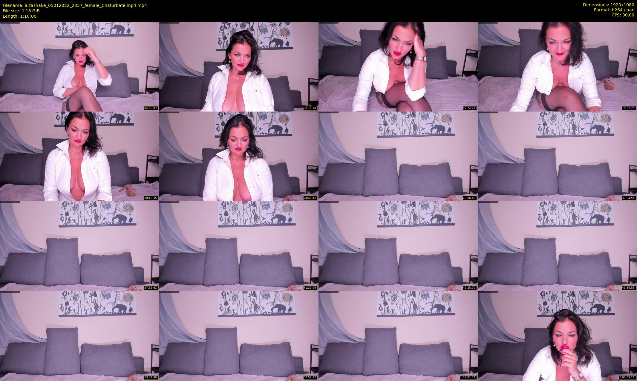 aizashake — 70 minute Chaturbate female cam show recording, 1080p, Jan 5, 2022