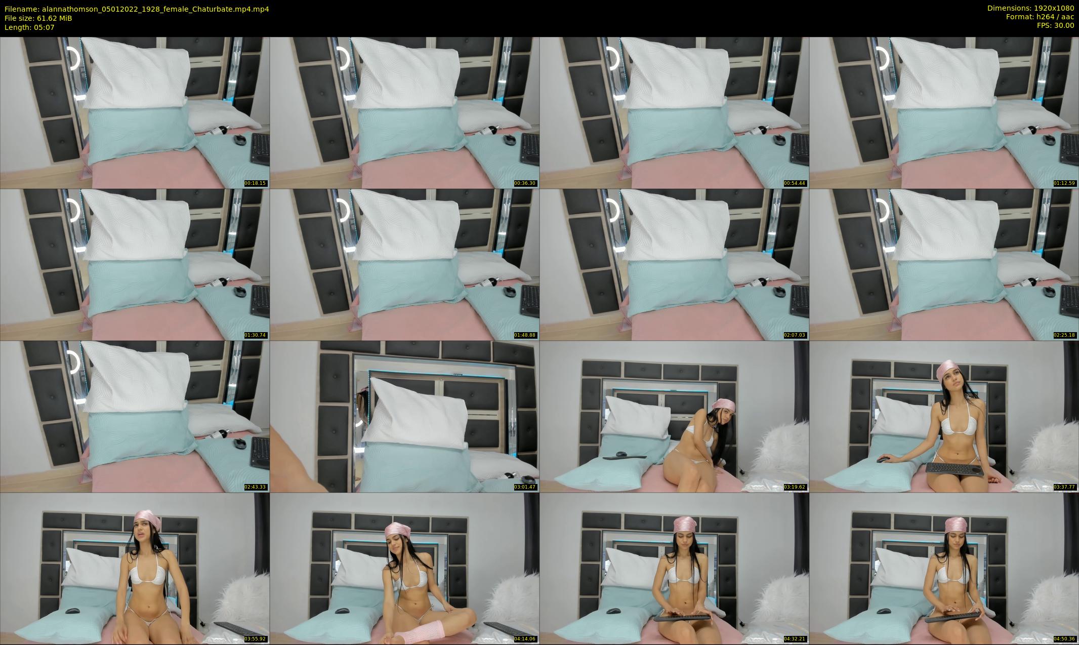alannathomson — 6 minute Chaturbate female cam show recording, 1080p, Jan 5, 2022
