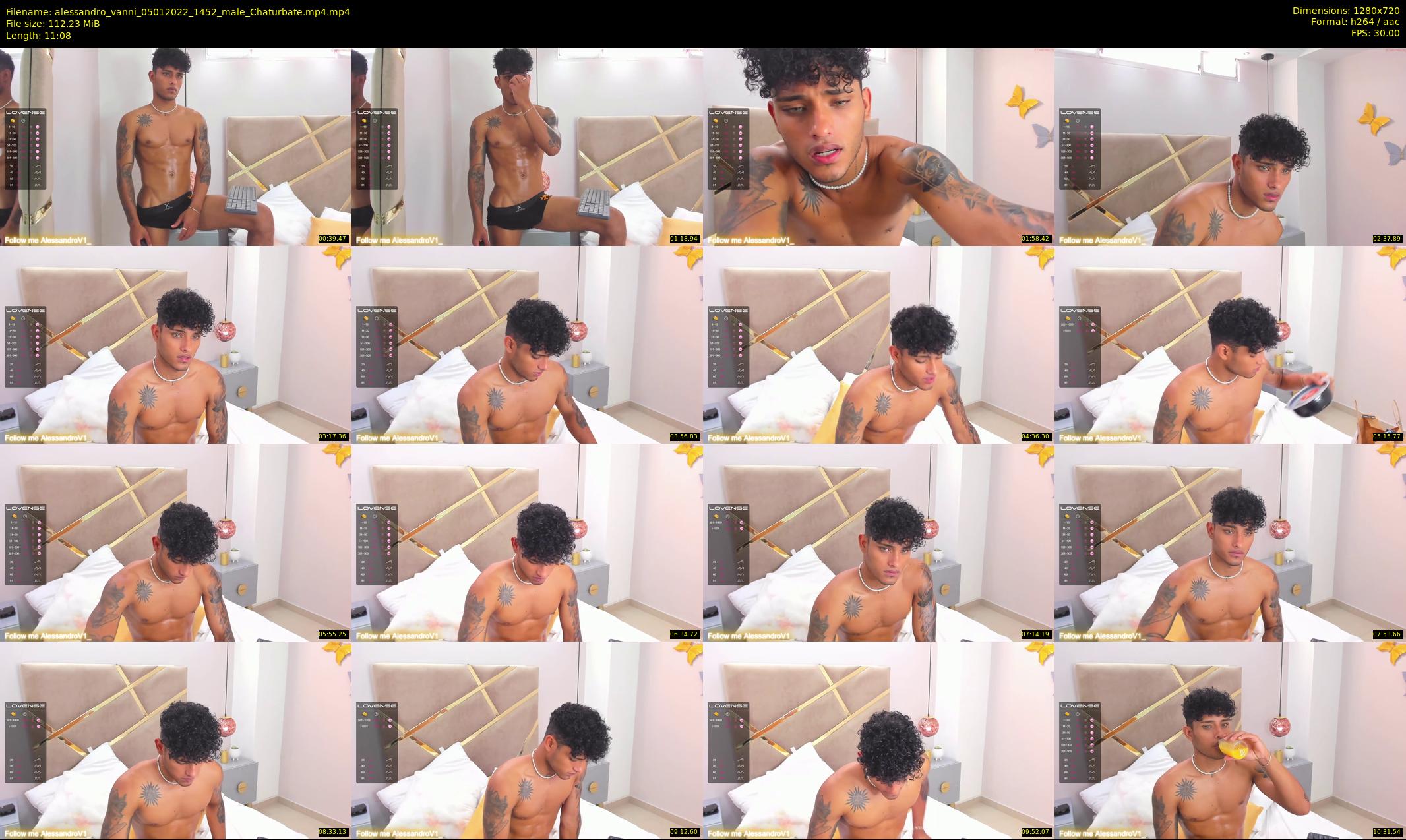 alessandro_vanni — 12 minute Chaturbate male cam show recording, 720p, Jan 5, 2022