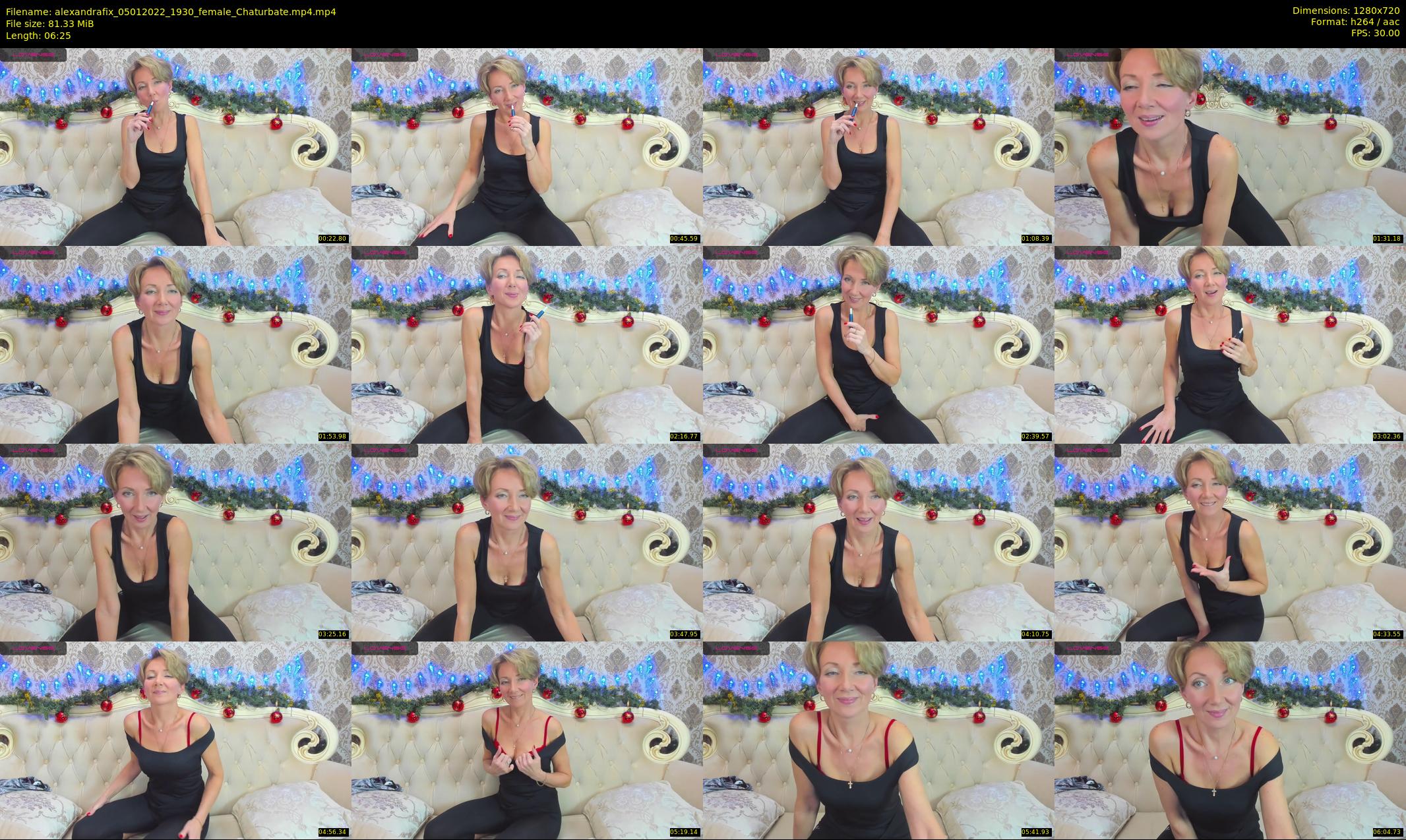 alexandrafix — 7 minute Chaturbate female cam show recording, 720p, Jan 5, 2022
