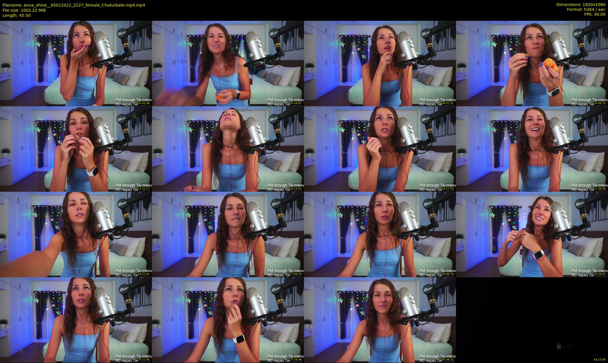 anna_shine_ — 46 minute Chaturbate female cam show recording, 1080p, Jan 5, 2022